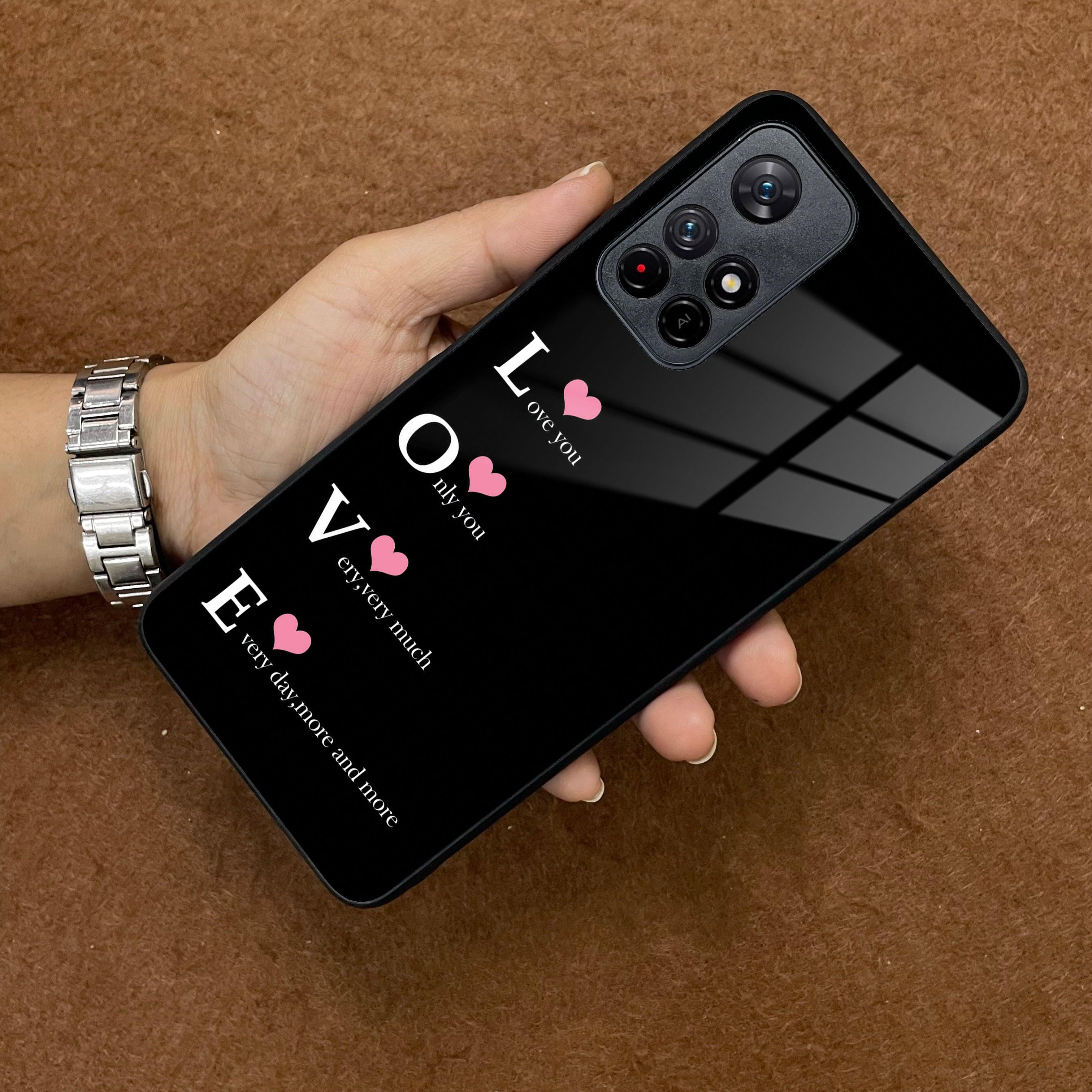 Love Glass Case Cover For Poco - ShopOnCliQ