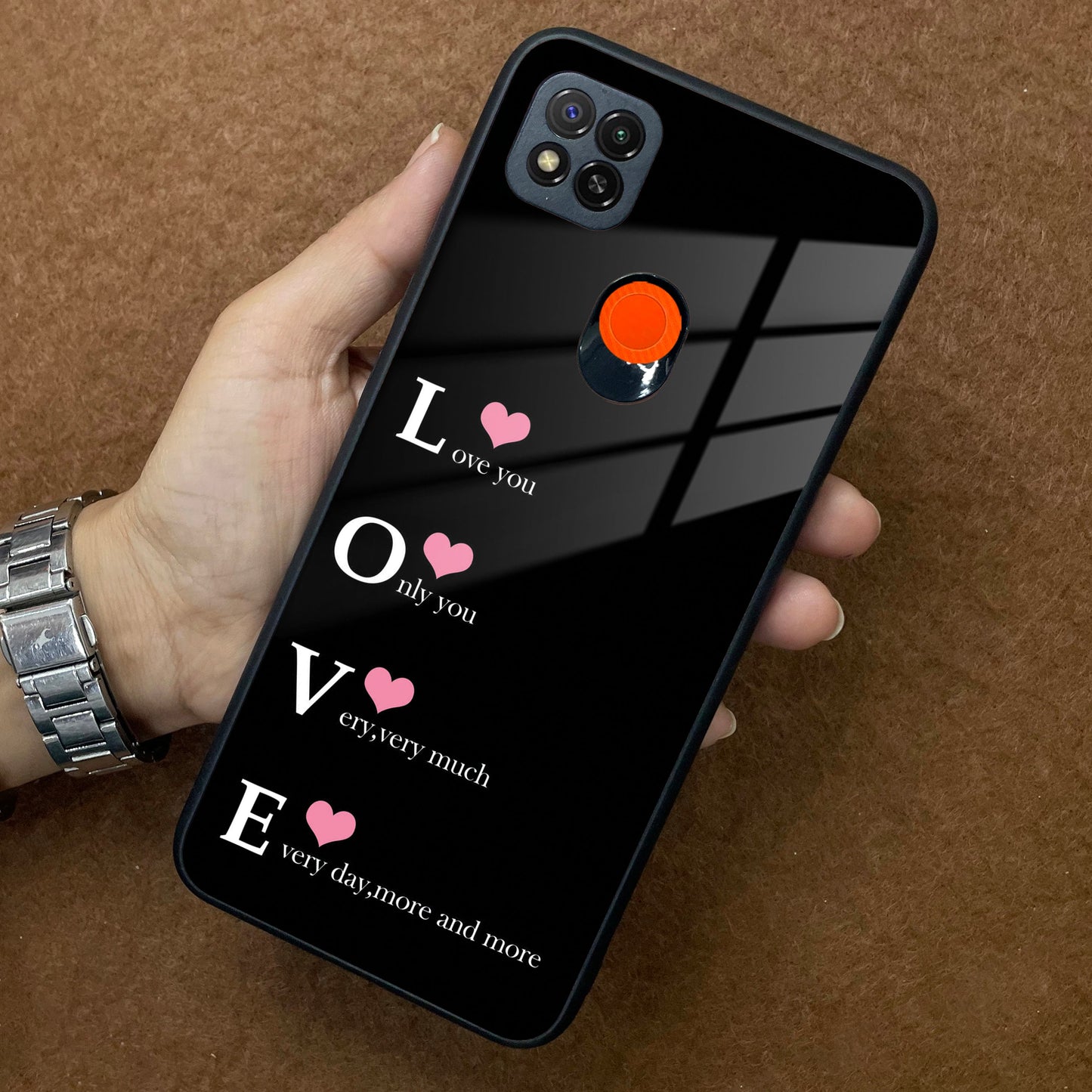 Love Glass Case Cover  For Poco ShopOnCliQ