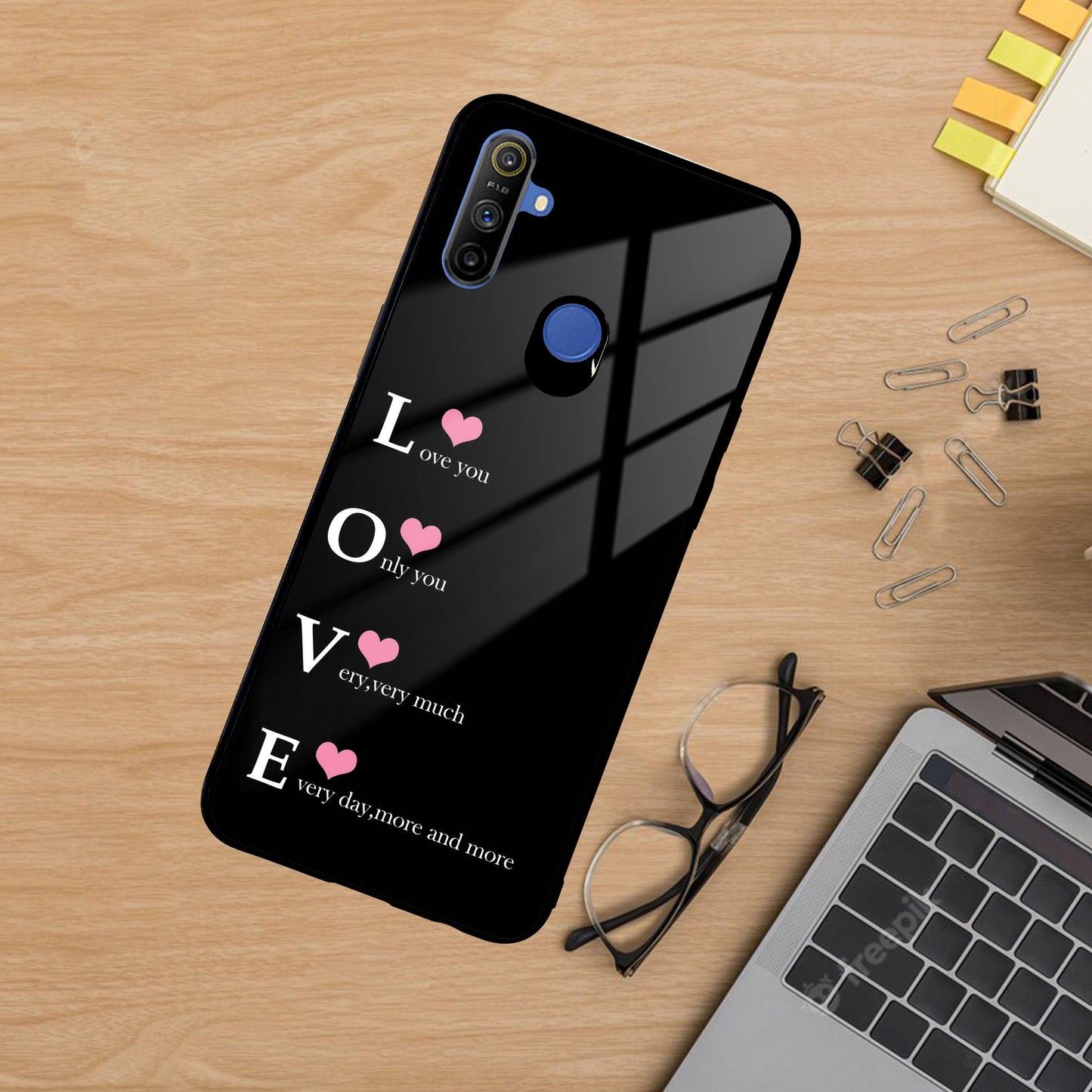 Love Glass Case Cover For Realme/Narzo ShopOnCliQ