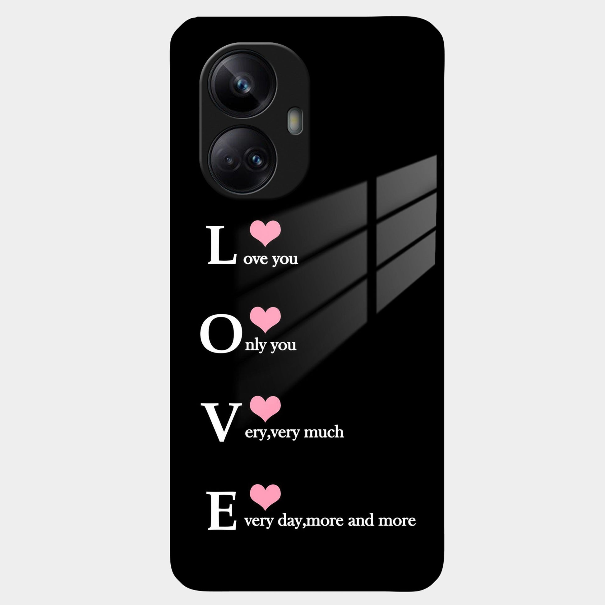 Love Glass Case Cover For Realme/Narzo ShopOnCliQ