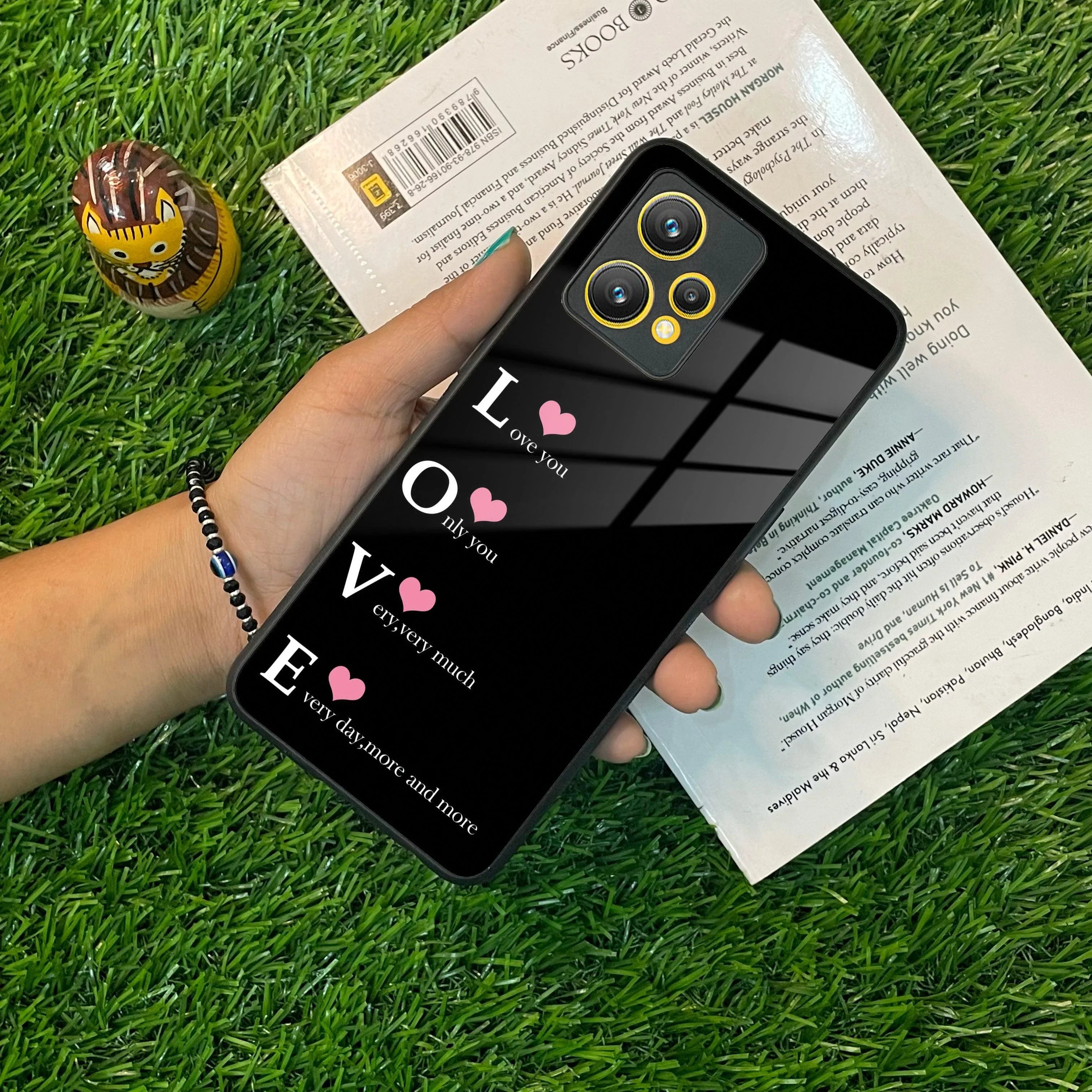 Love Glass Case Cover For Realme/Narzo - ShopOnCliQ