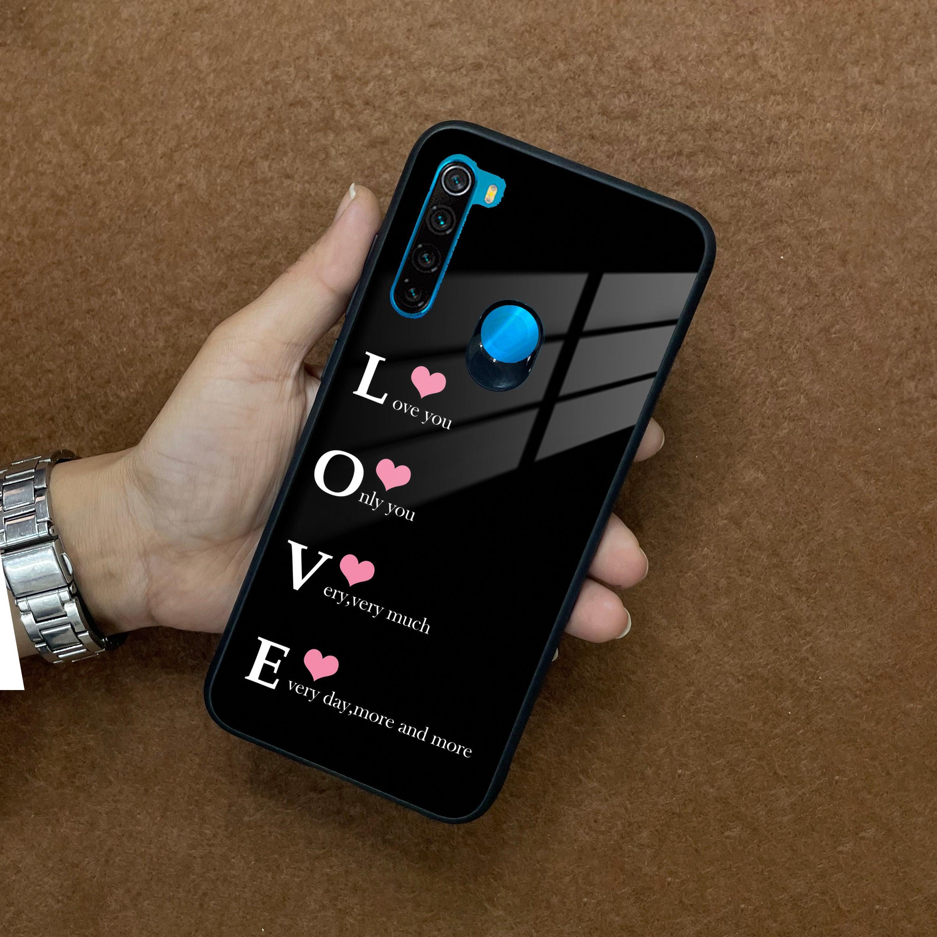 Love Glass Case Cover For Redmi/Xiaomi - ShopOnCliQ