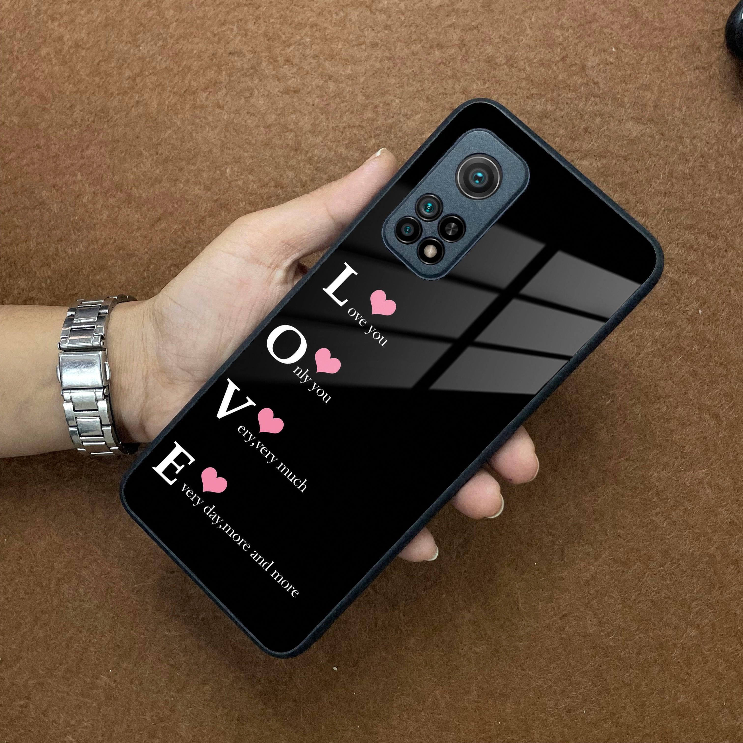 Love Glass Case Cover For Redmi/Xiaomi - ShopOnCliQ