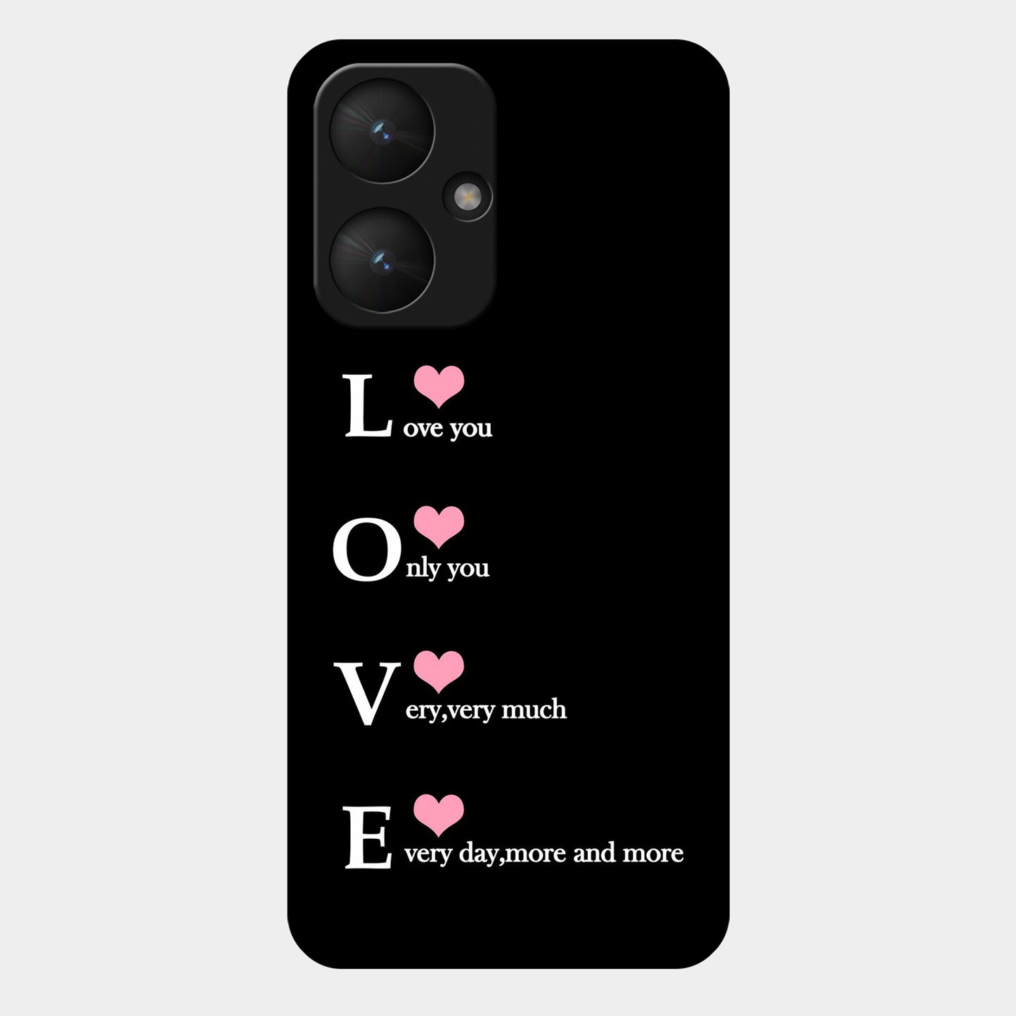 Love Glass Case Cover For Redmi/Xiaomi ShopOnCliQ