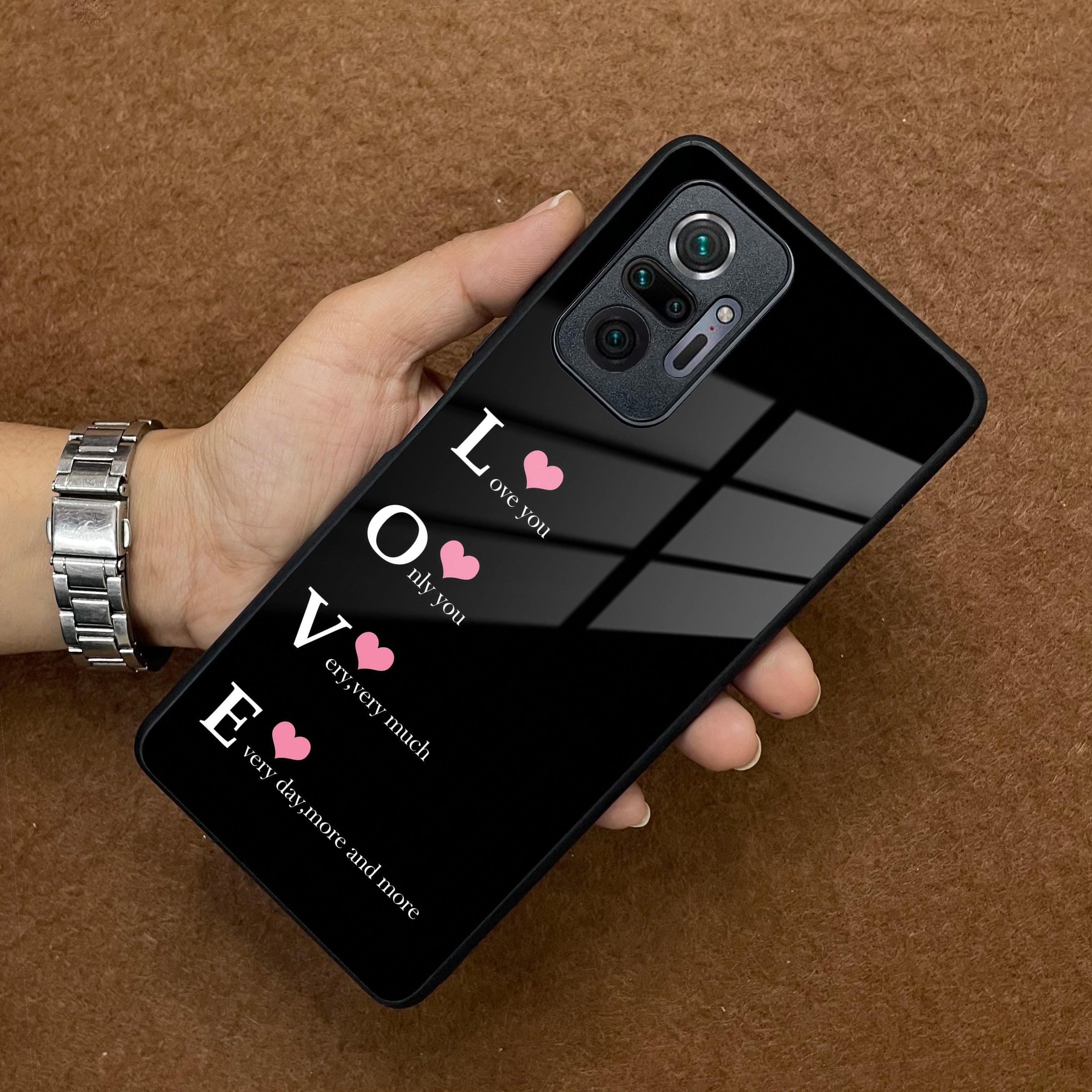 Love Glass Case Cover For Redmi/Xiaomi - ShopOnCliQ