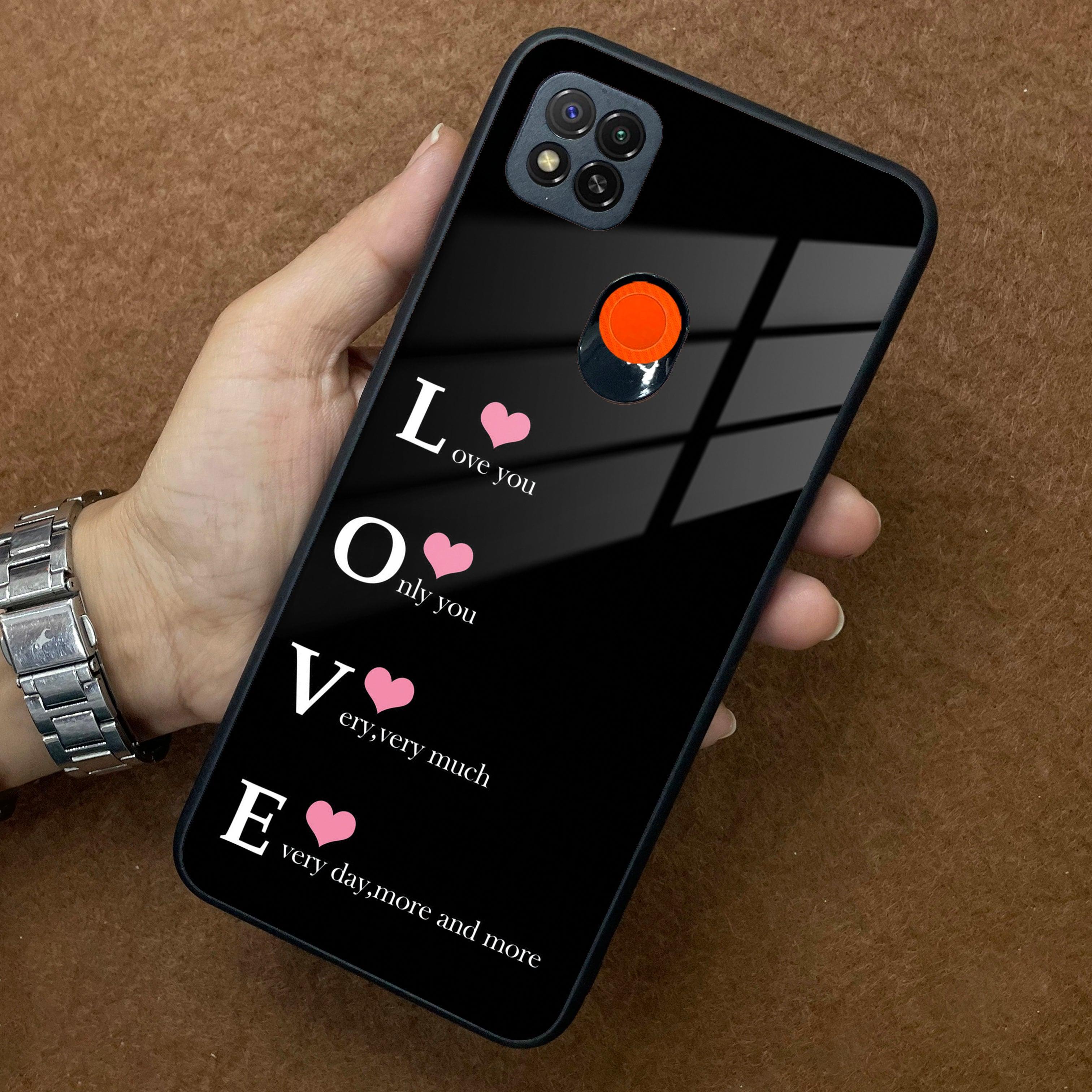 Love Glass Case Cover For Redmi/Xiaomi - ShopOnCliQ