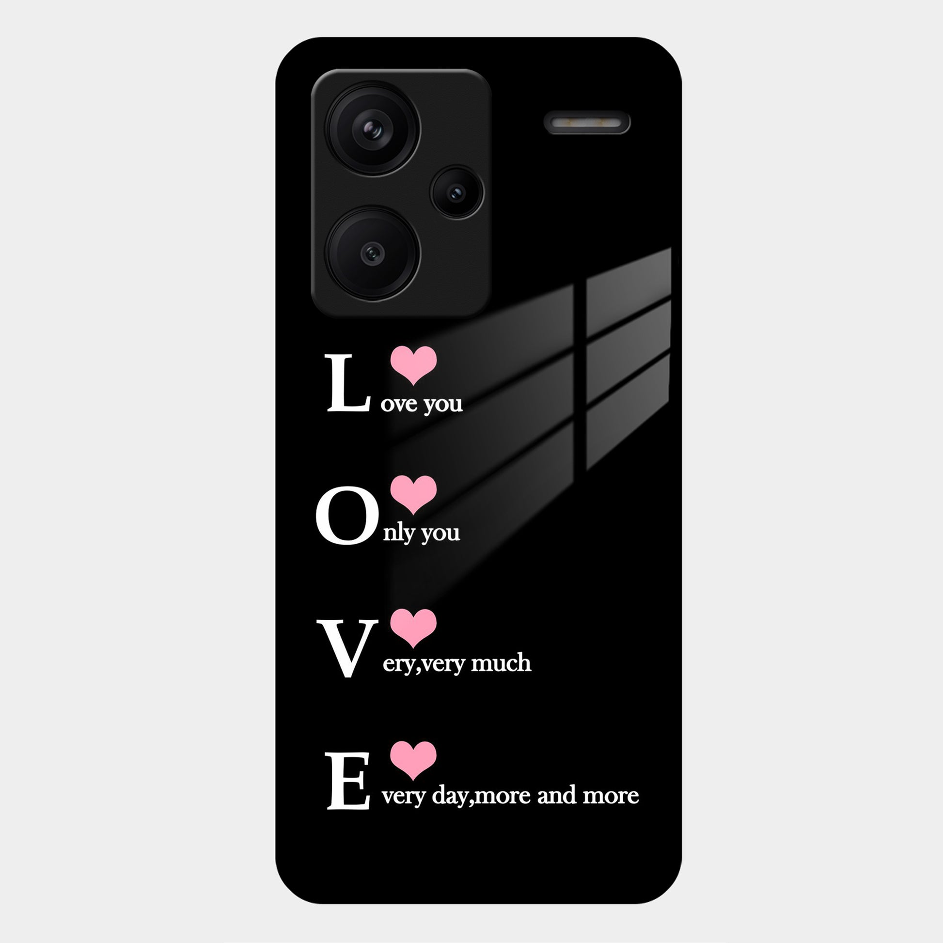 Love Glass Case Cover For Redmi/Xiaomi ShopOnCliQ