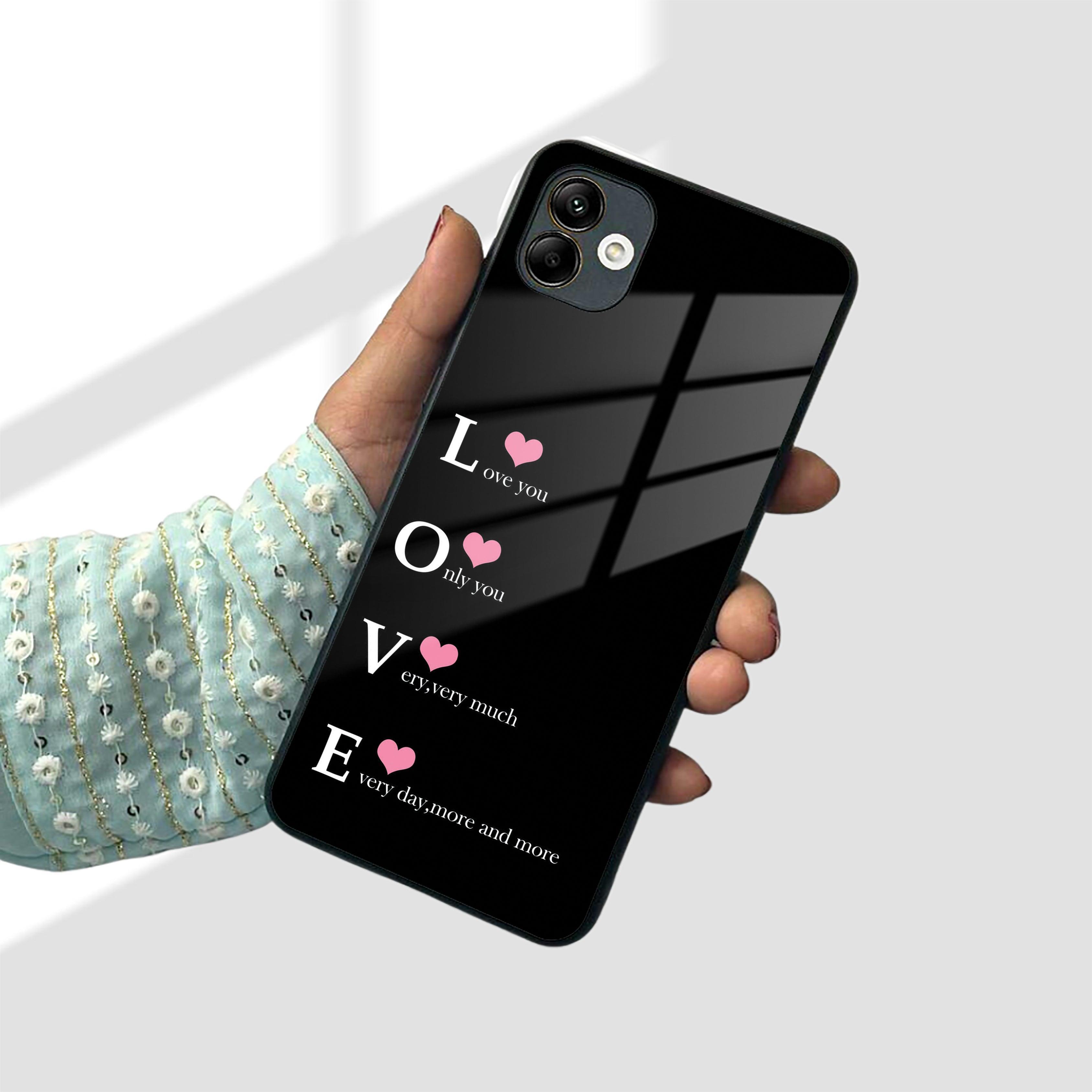 Love Glass Case Cover For Samsung - ShopOnCliQ