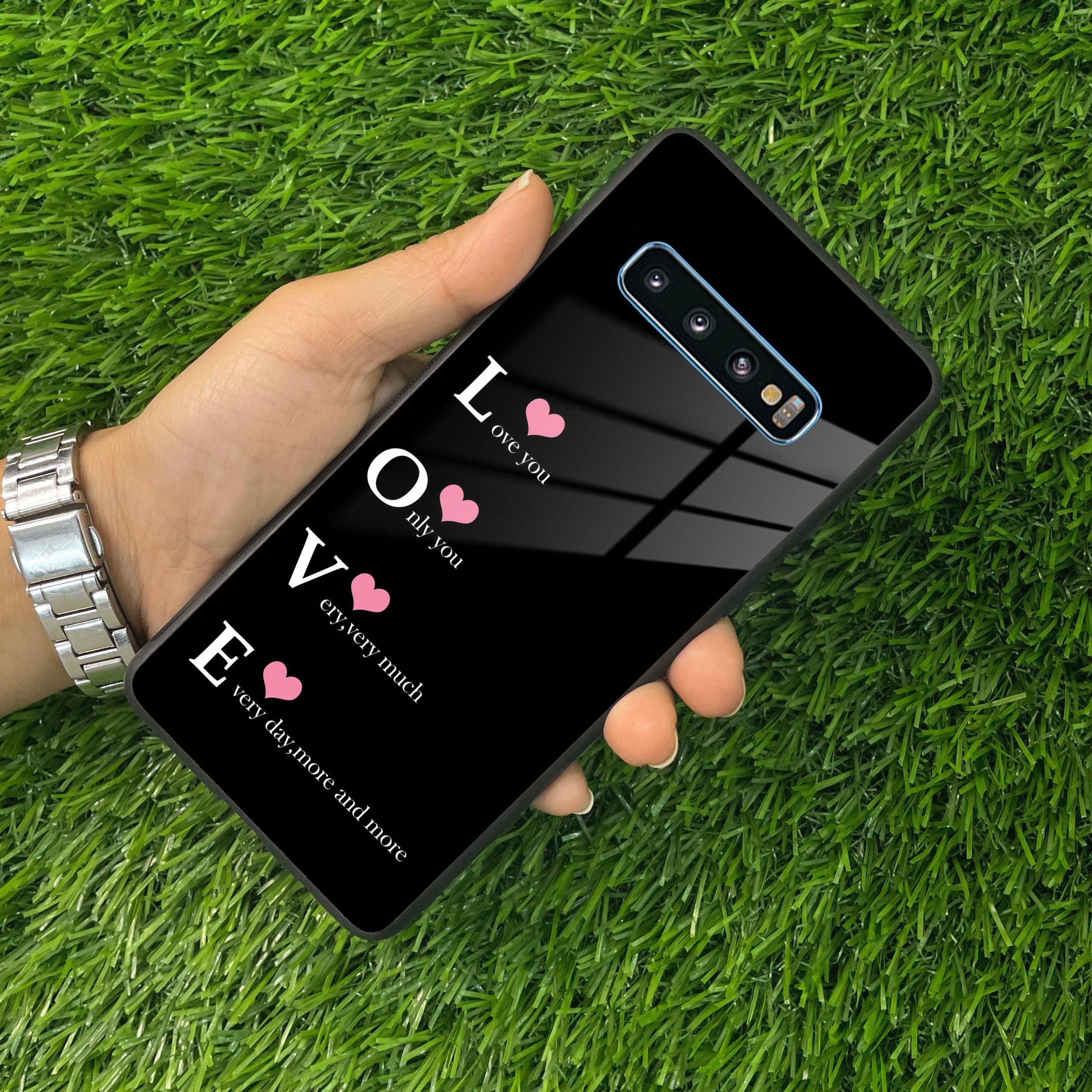 Love Glass Case Cover For Samsung - ShopOnCliQ