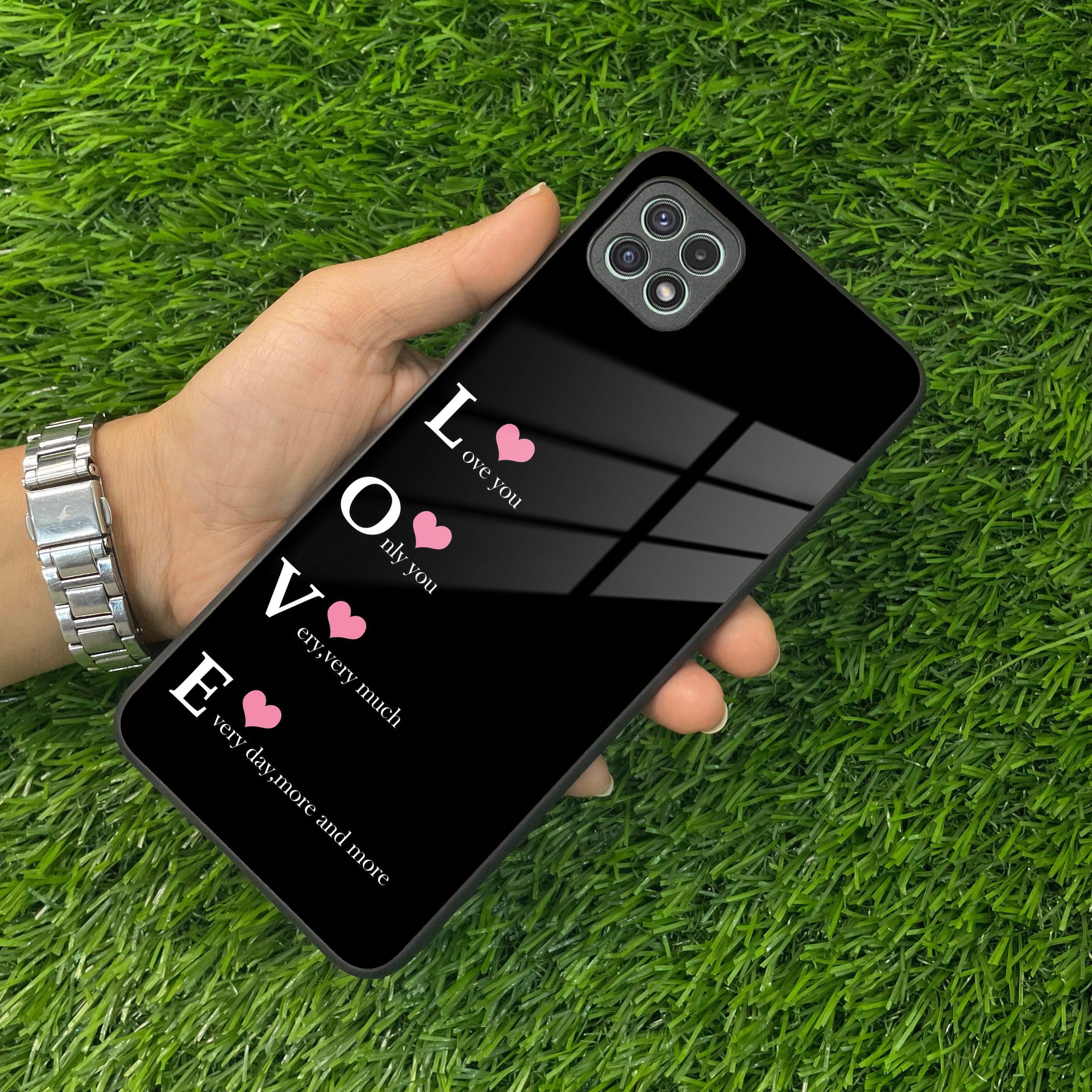 Love Glass Case Cover For Samsung - ShopOnCliQ