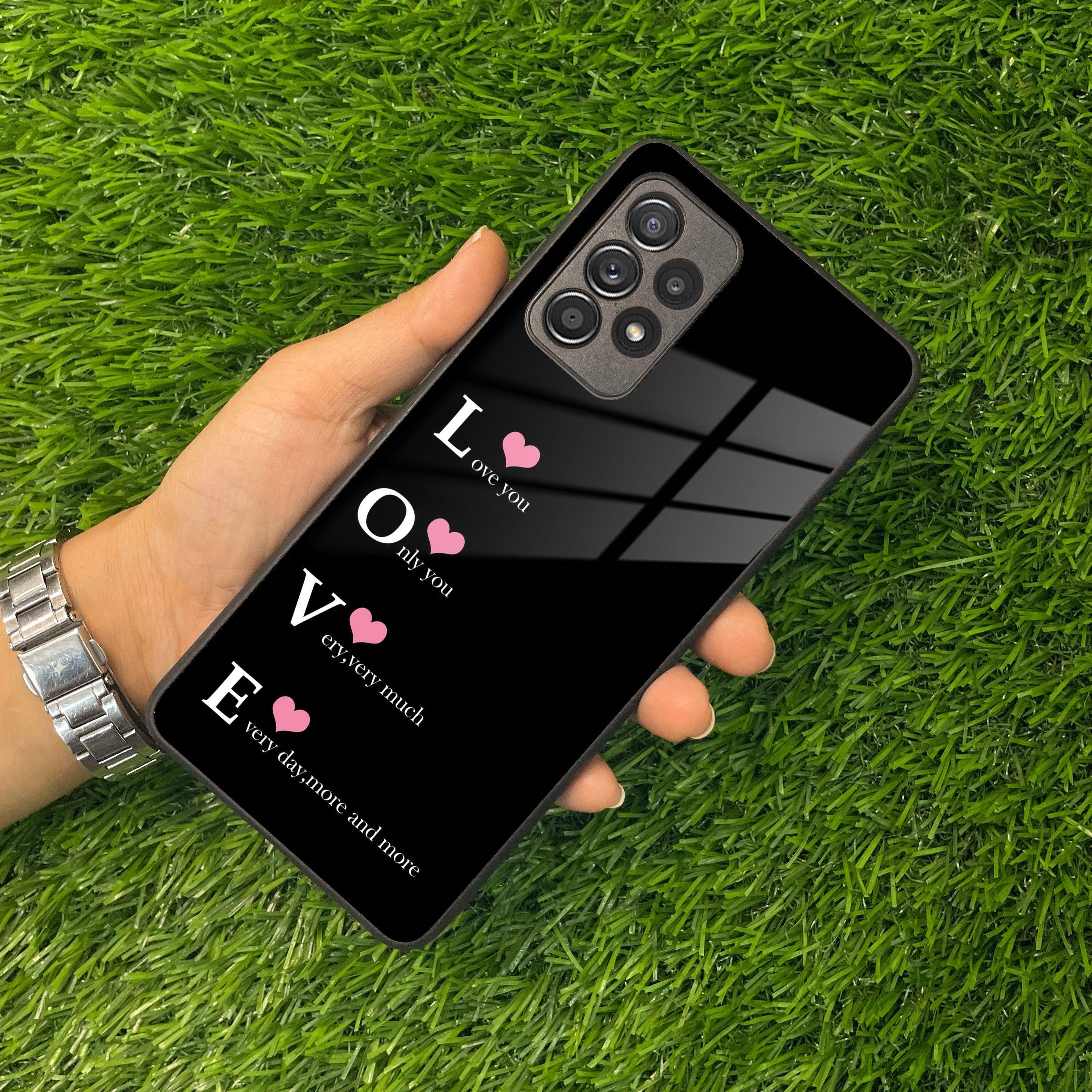 Love Glass Case Cover For Samsung - ShopOnCliQ