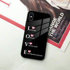 Love Glass Case Cover For iPhone - ShopOnCliQ