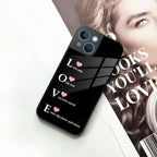 Love Glass Case Cover For iPhone - ShopOnCliQ