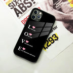 Love Glass Case Cover For iPhone - ShopOnCliQ