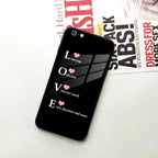 Love Glass Case Cover For iPhone - ShopOnCliQ