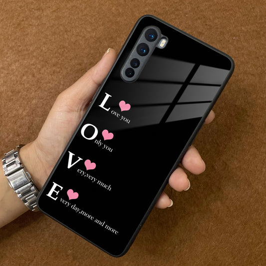 Love Glass Case Cover For OnePlus