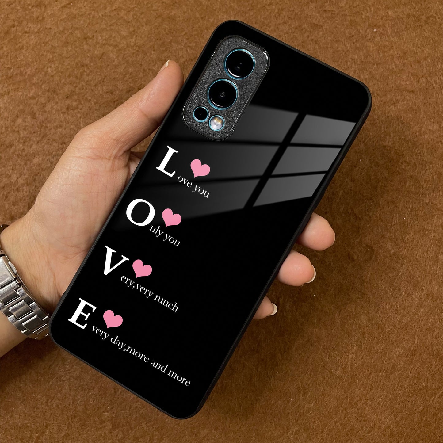 Love Glass Case Cover For OnePlus