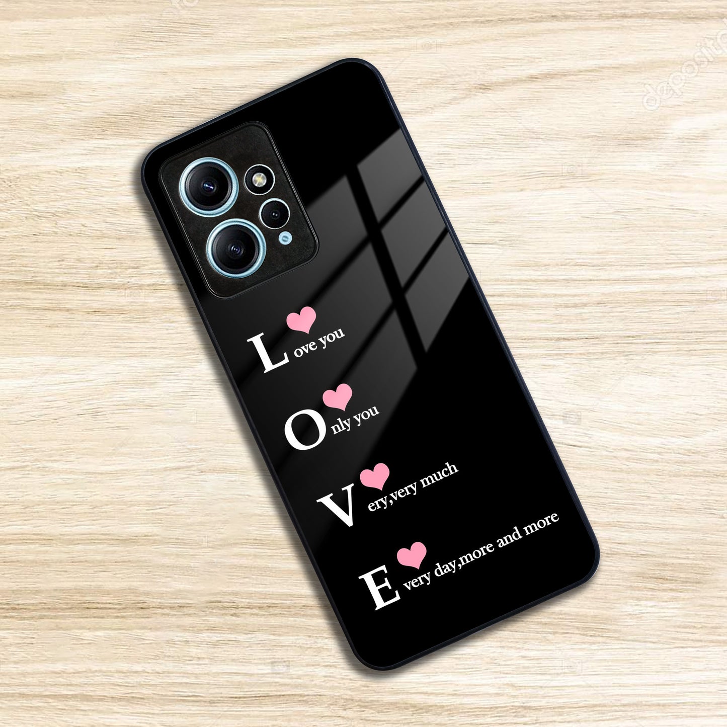Love Glass Case Cover For Redmi/Xiaomi