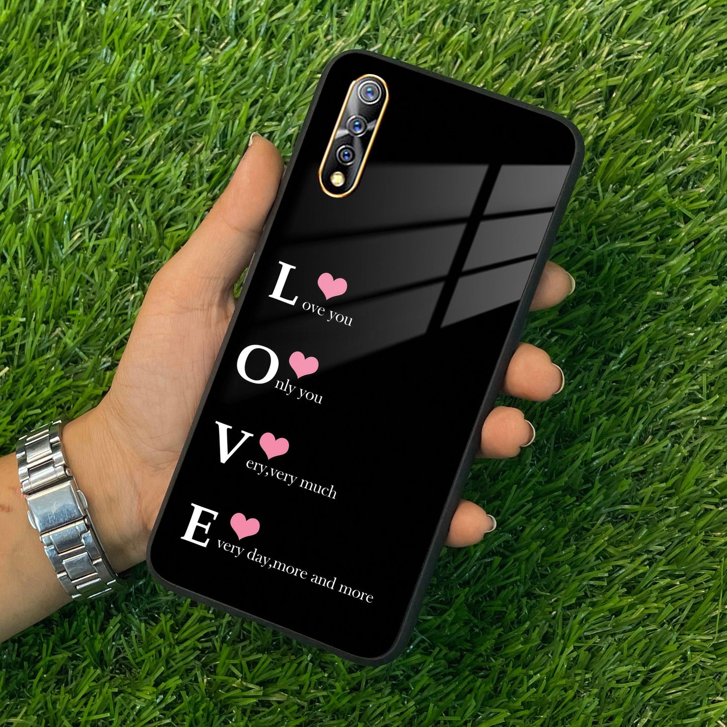 Love Glass Case Cover For Vivo