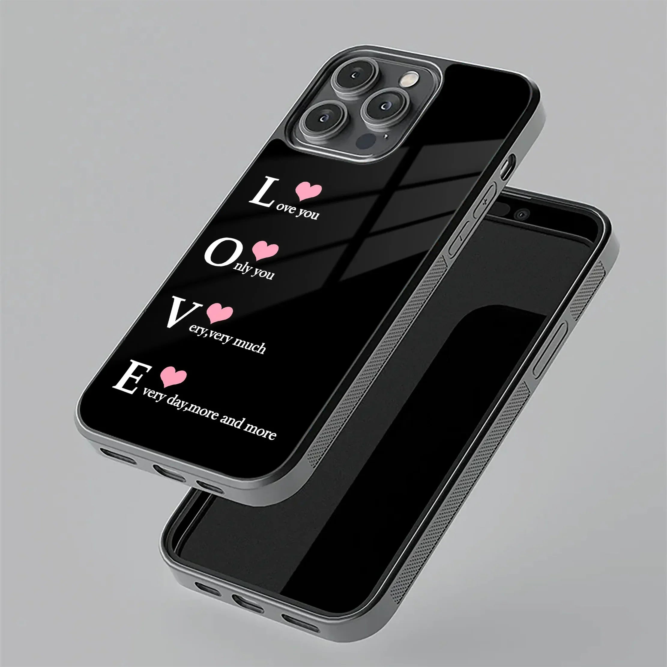 Love Glass Case Cover For Motorola - ShopOnCliQ