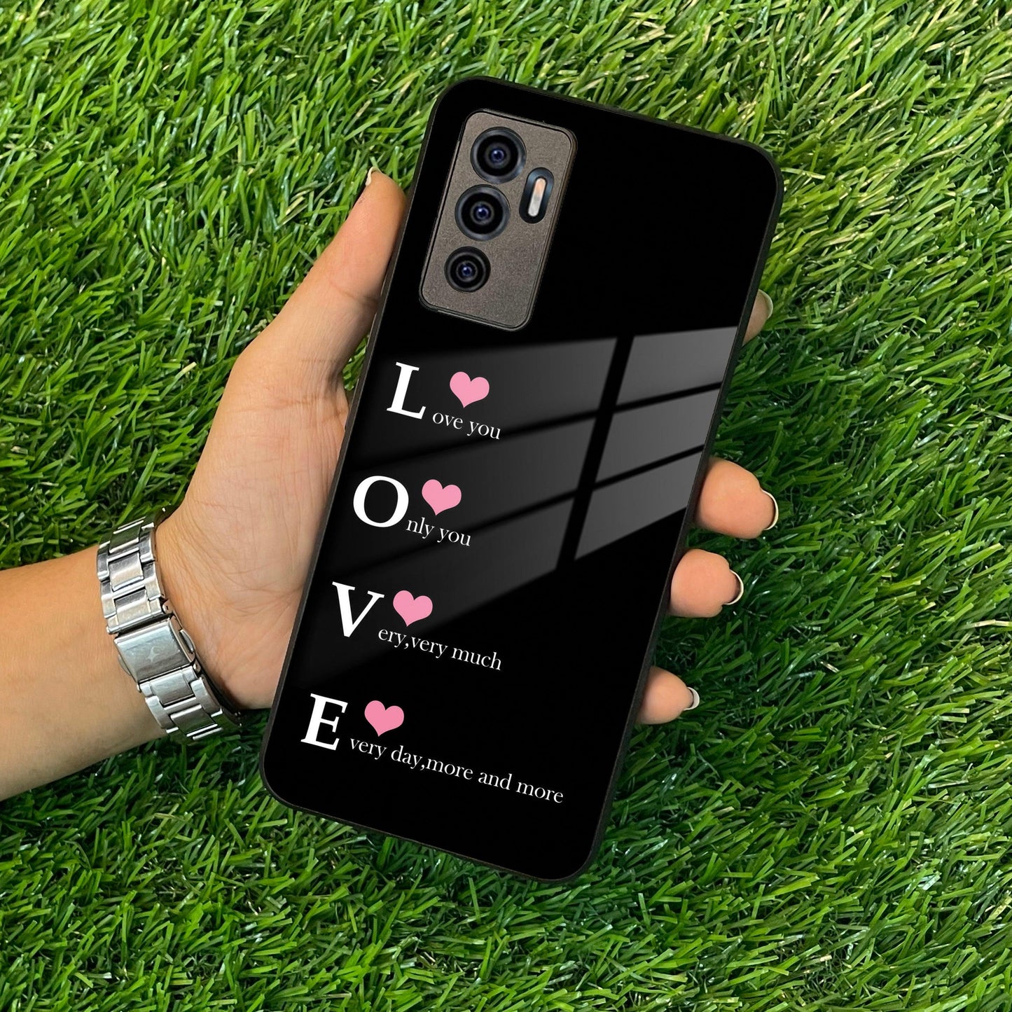 Love Glass Case Cover For Vivo