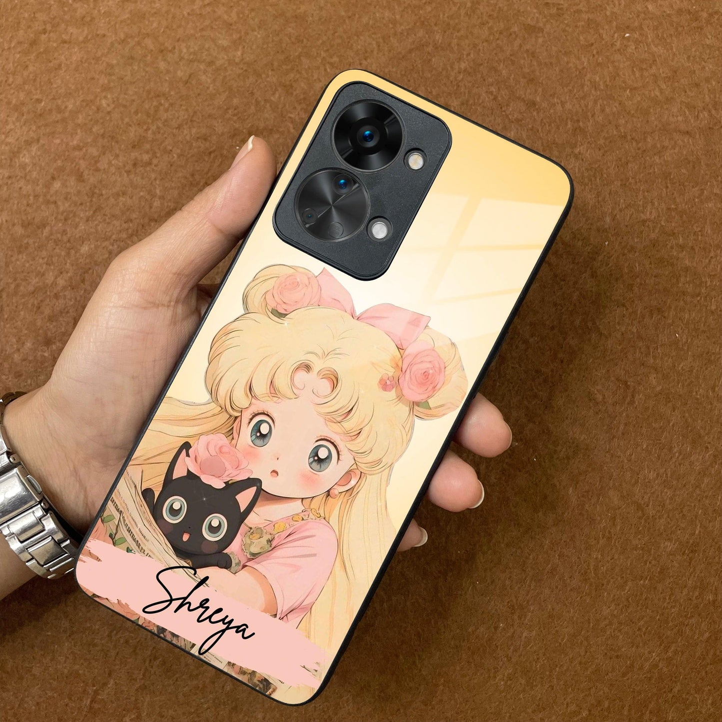 Lovely Sailor Moon Customize Glass Case Cover For OnePlus - ShopOnCliQ