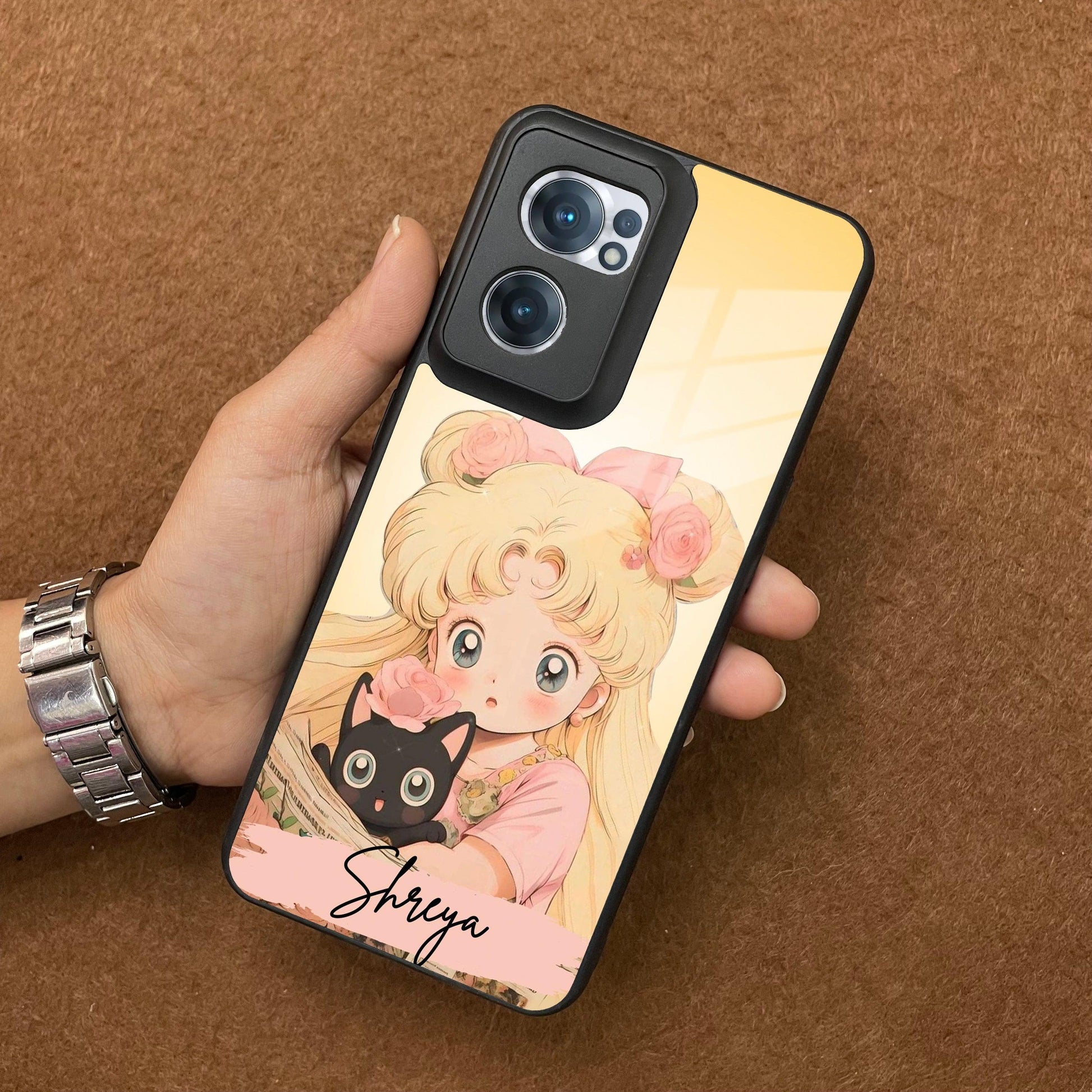 Lovely Sailor Moon Customize Glass Case Cover For OnePlus - ShopOnCliQ