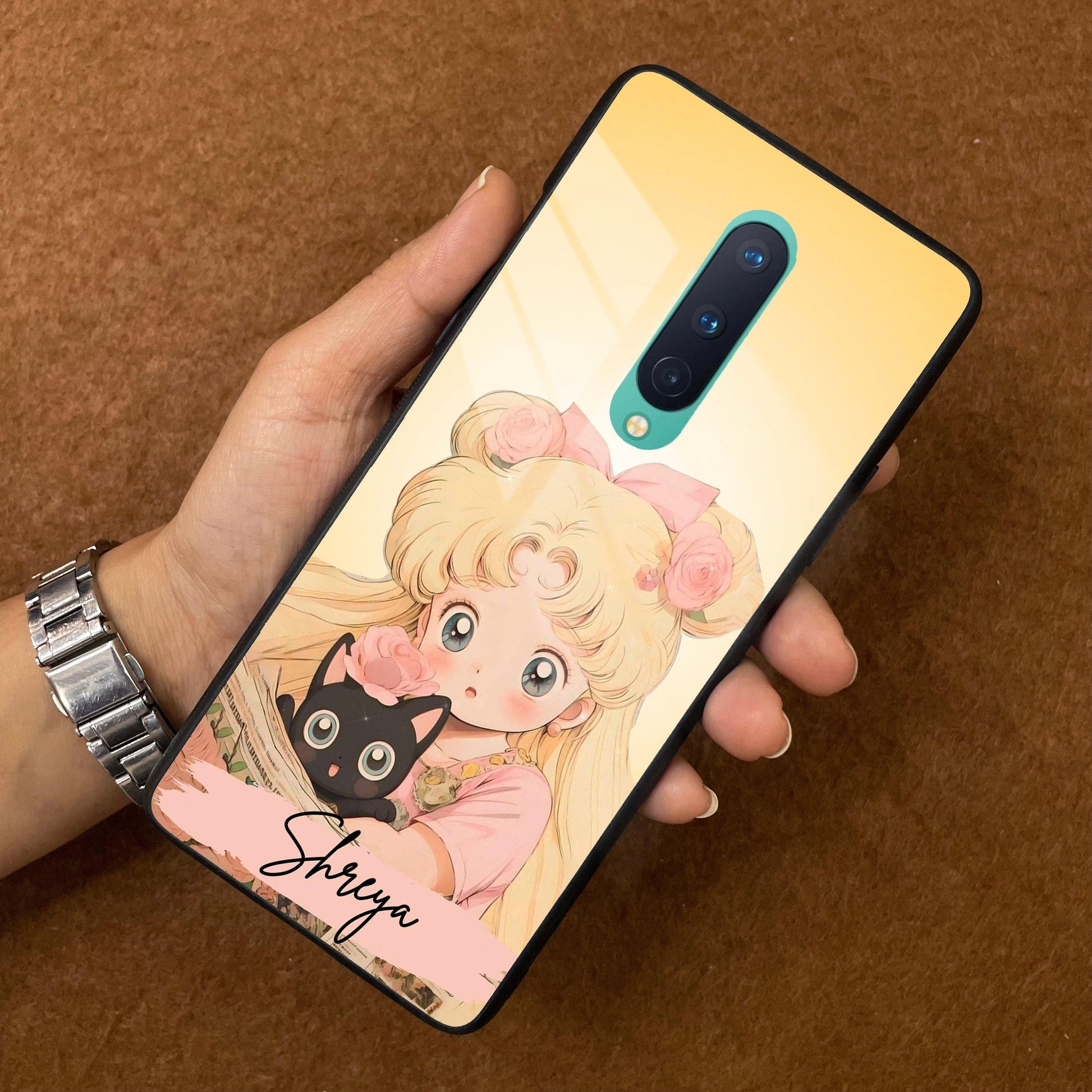 Lovely Sailor Moon Customize Glass Case Cover For OnePlus - ShopOnCliQ