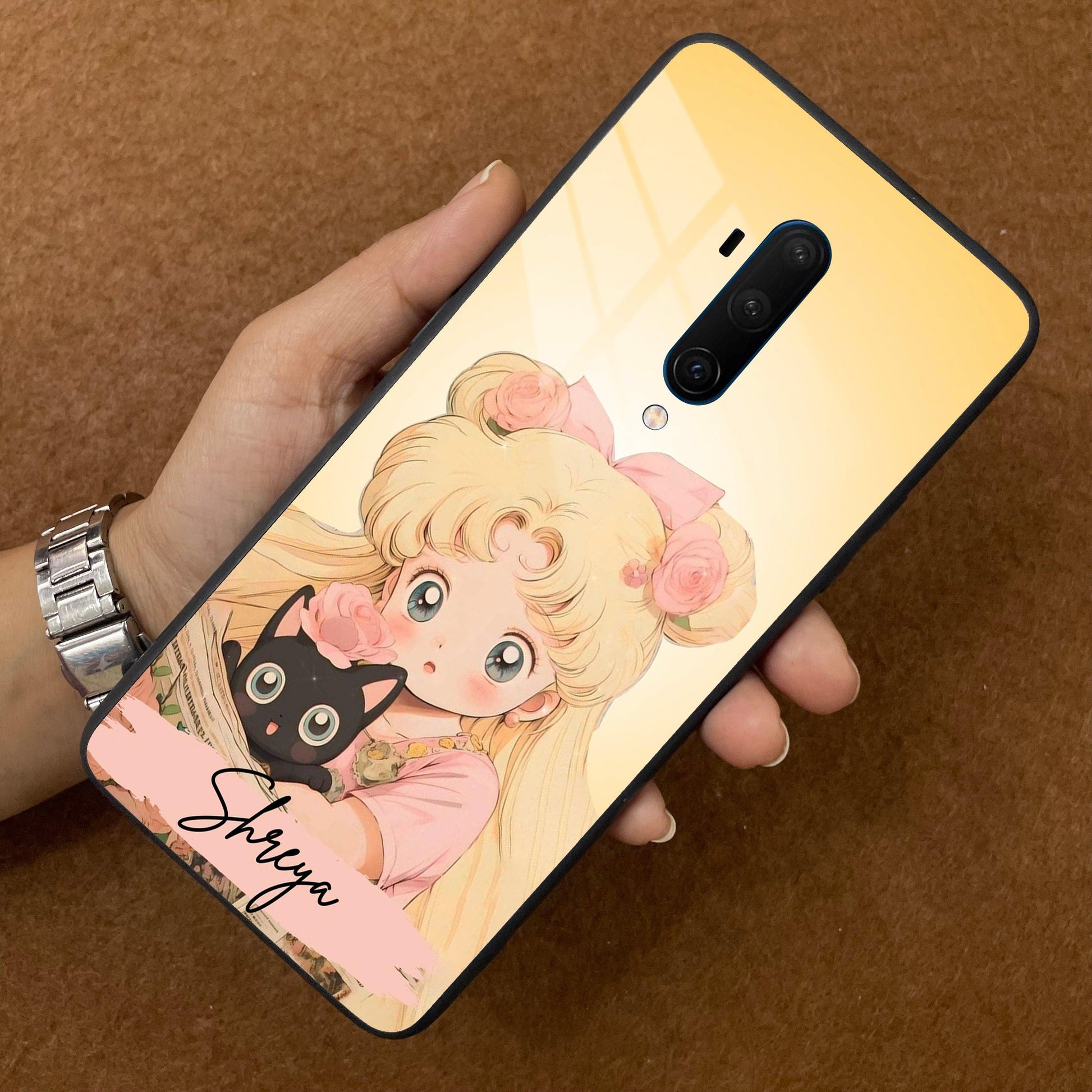 Lovely Sailor Moon Customize Glass Case Cover For OnePlus - ShopOnCliQ