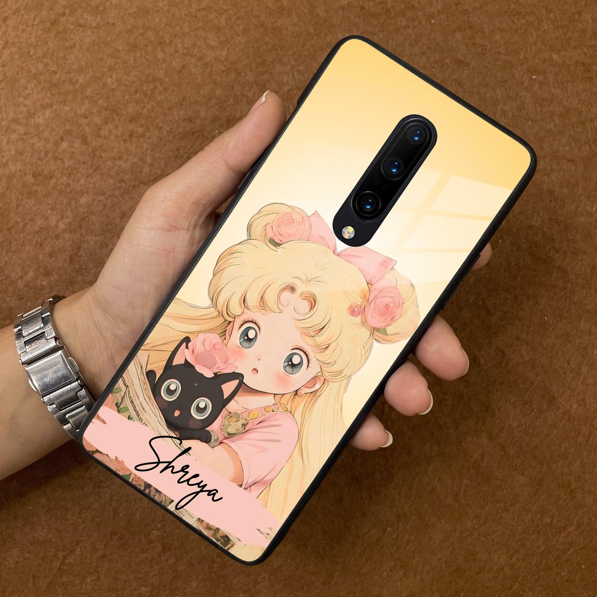 Lovely Sailor Moon Customize Glass Case Cover For OnePlus - ShopOnCliQ