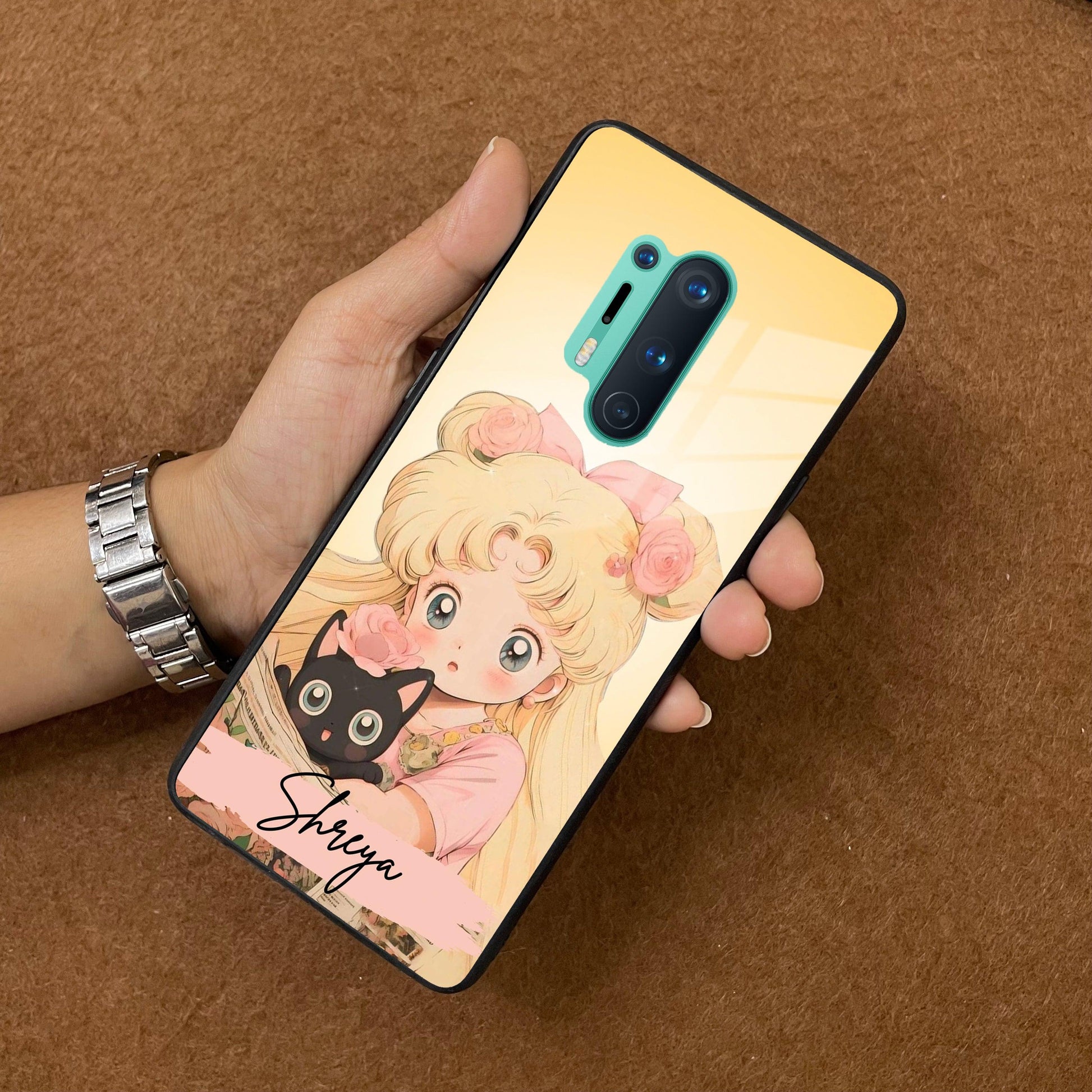 Lovely Sailor Moon Customize Glass Case Cover For OnePlus - ShopOnCliQ