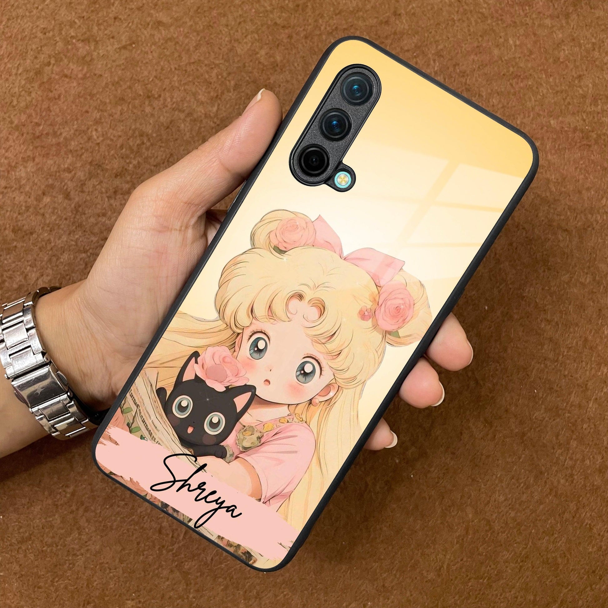 Lovely Sailor Moon Customize Glass Case Cover For OnePlus - ShopOnCliQ