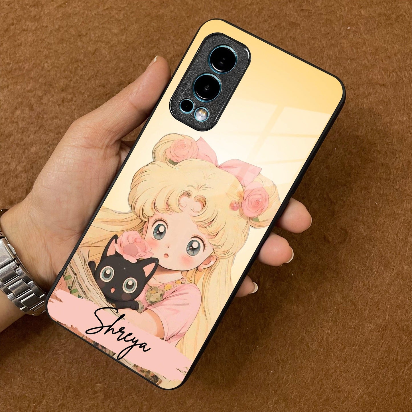 Lovely Sailor Moon Customize Glass Case Cover For OnePlus - ShopOnCliQ