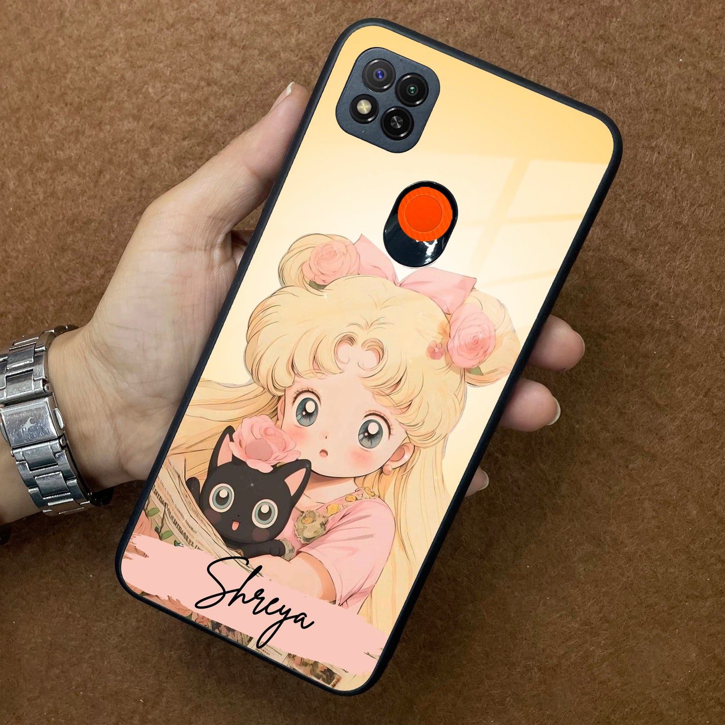 Lovely Sailor Moon Customize Glass Case Cover For Poco - ShopOnCliQ