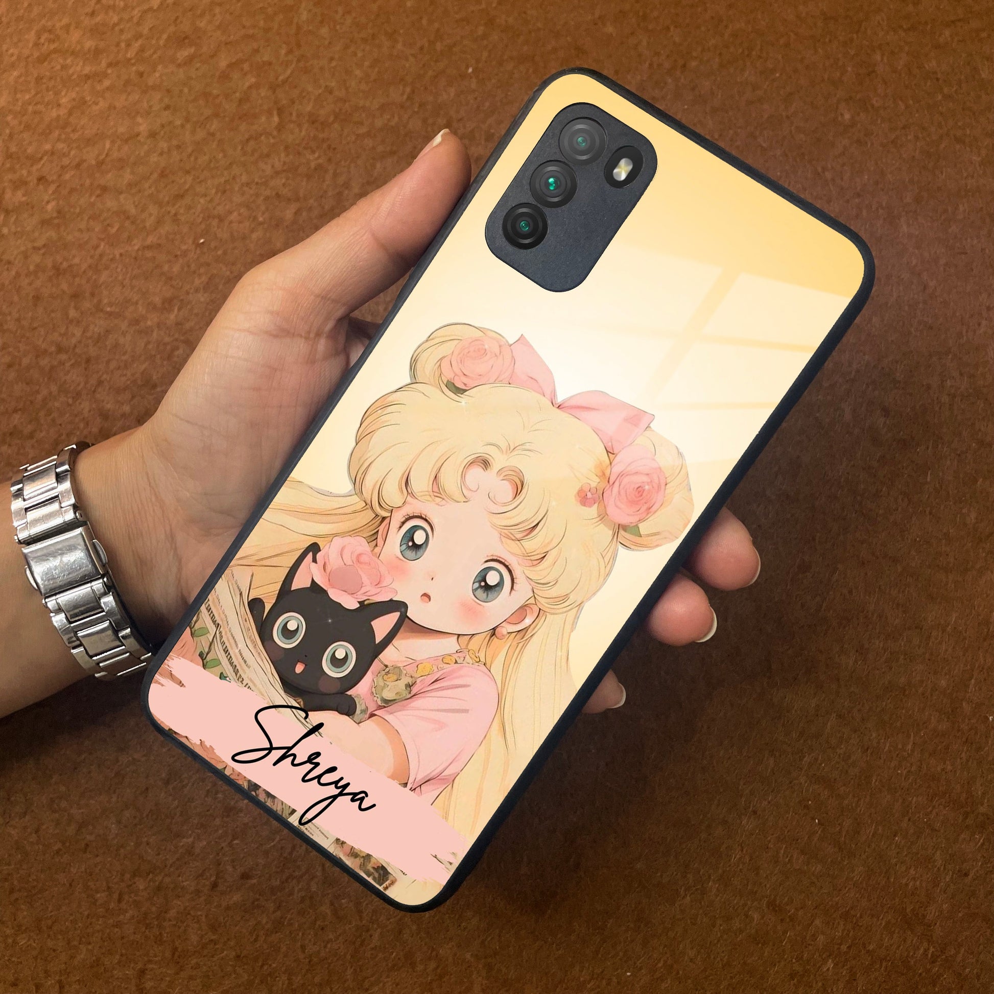 Lovely Sailor Moon Customize Glass Case Cover For Poco - ShopOnCliQ