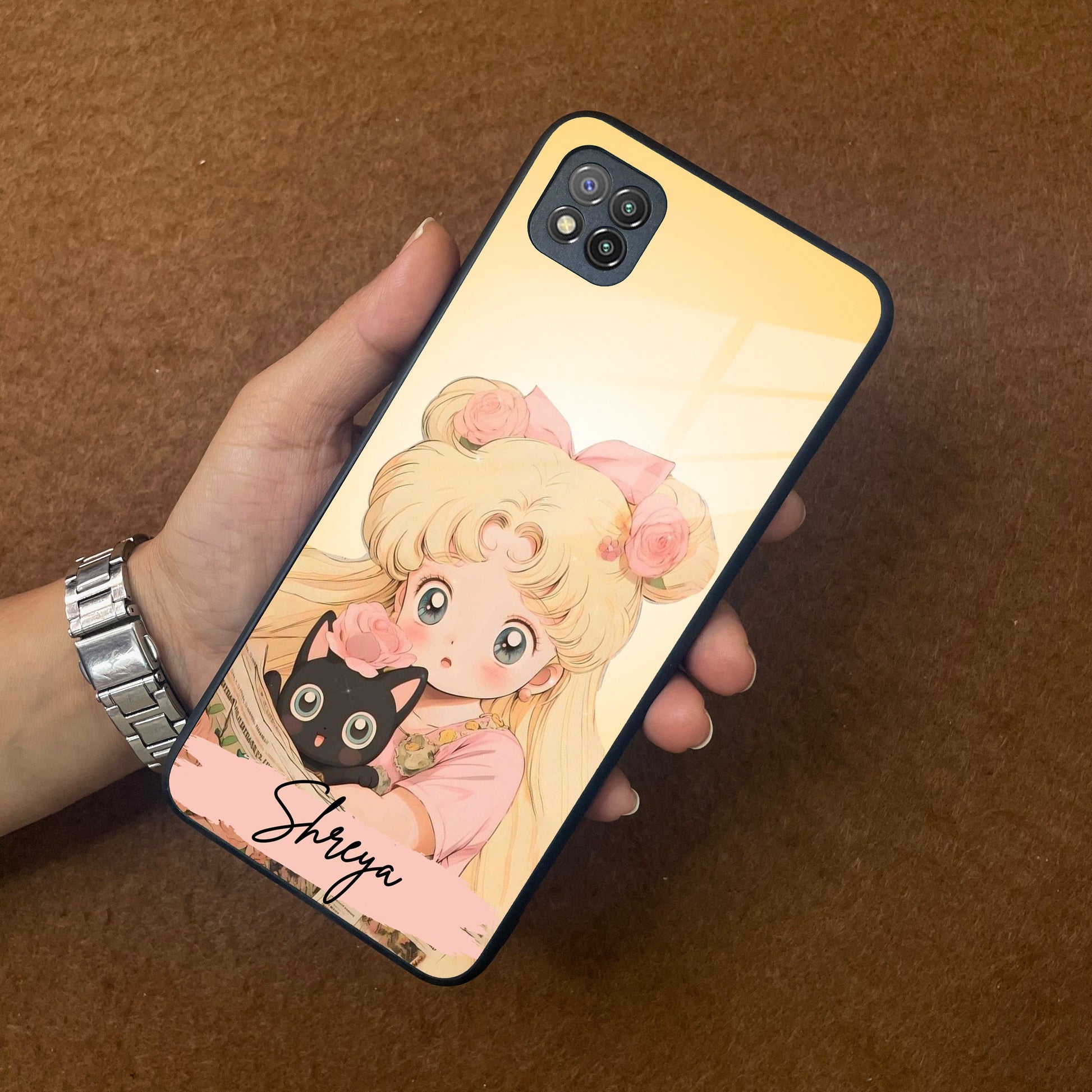 Lovely Sailor Moon Customize Glass Case Cover For Poco - ShopOnCliQ