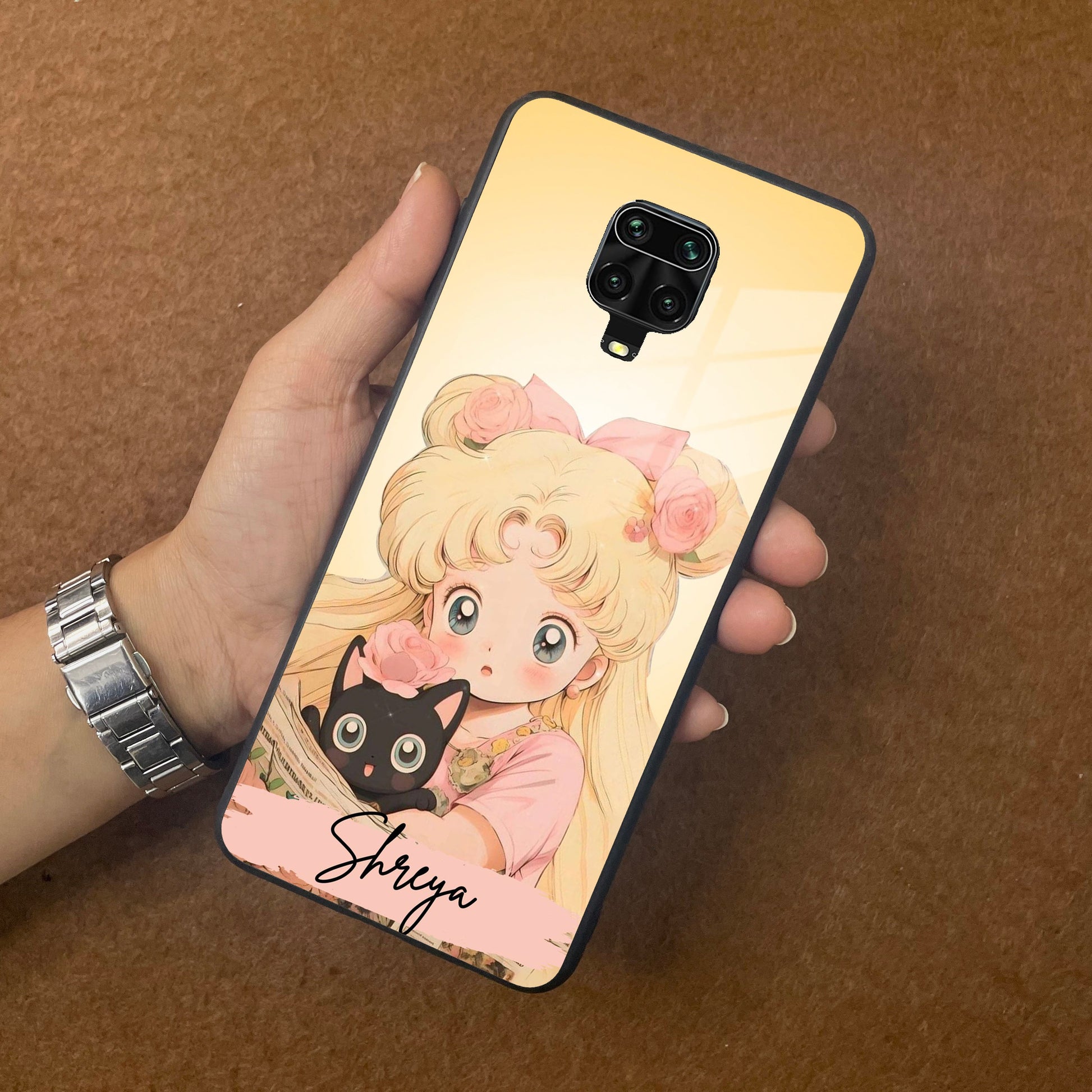 Lovely Sailor Moon Customize Glass Case Cover For Poco - ShopOnCliQ