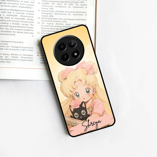 Lovely Sailor Moon Customize Glass Case Cover For Realme/Narzo ShopOnCliQ