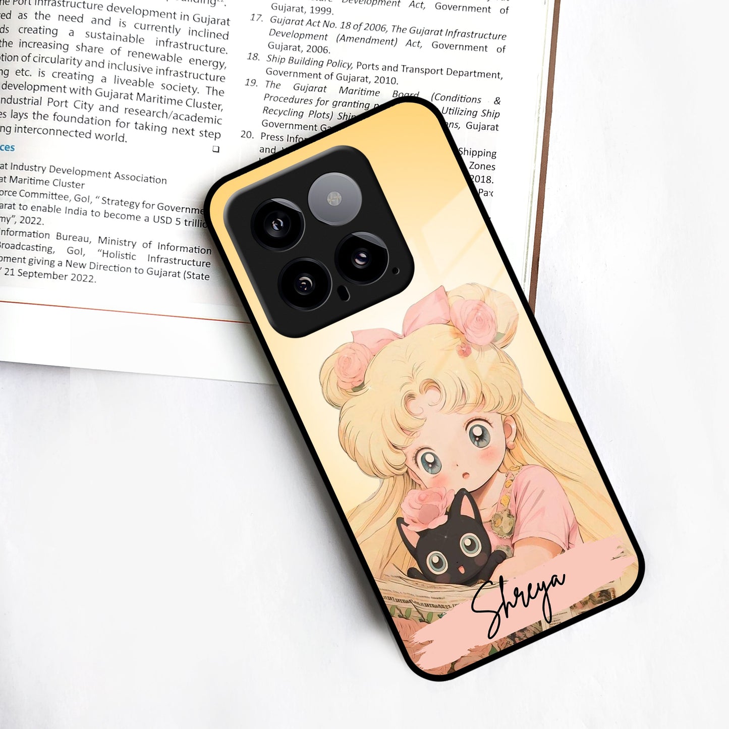 Lovely Sailor Moon Customize Glass Case Cover For Redmi/Xiaomi ShopOnCliQ