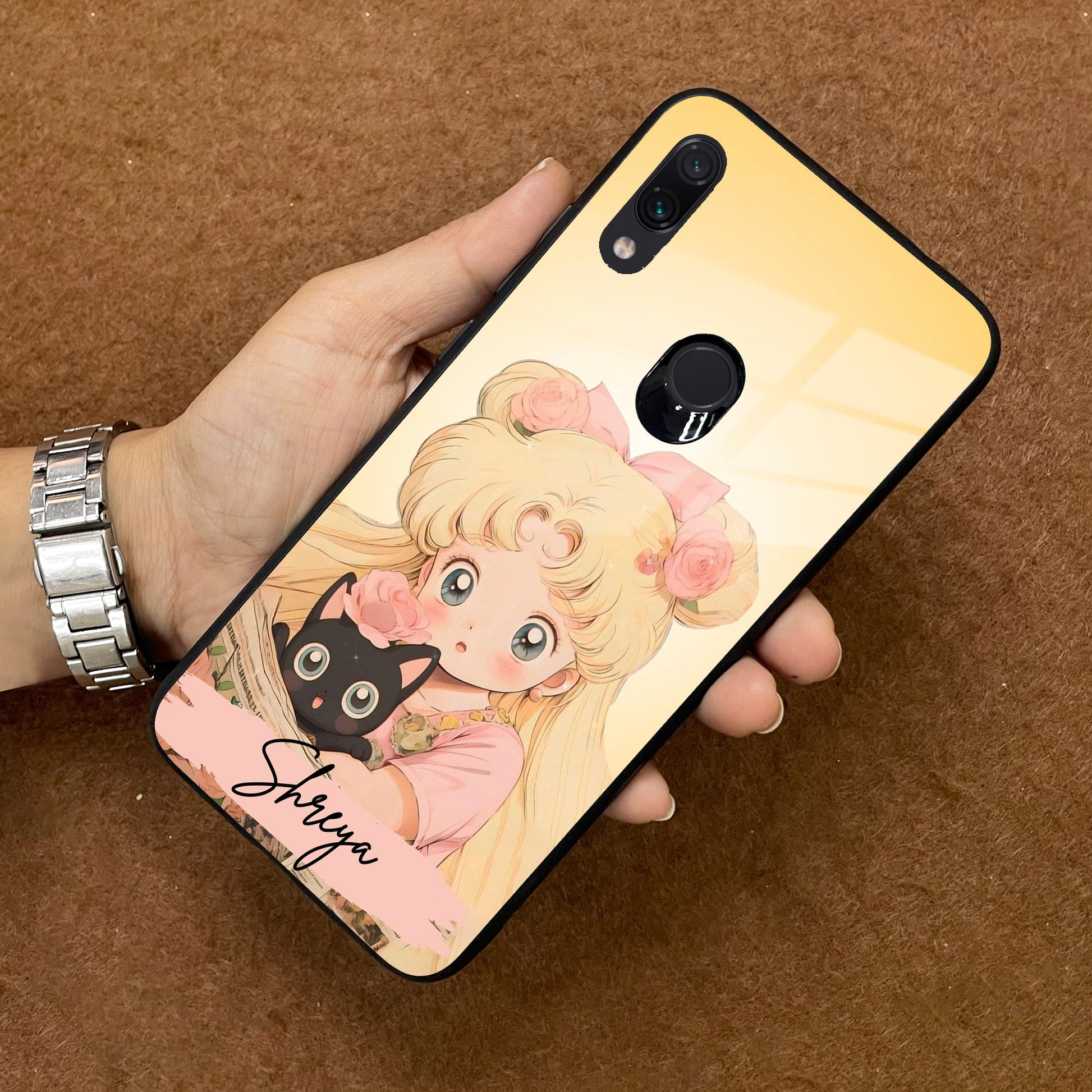 Lovely Sailor Moon Customize Glass Case Cover For Redmi/Xiaomi ShopOnCliQ