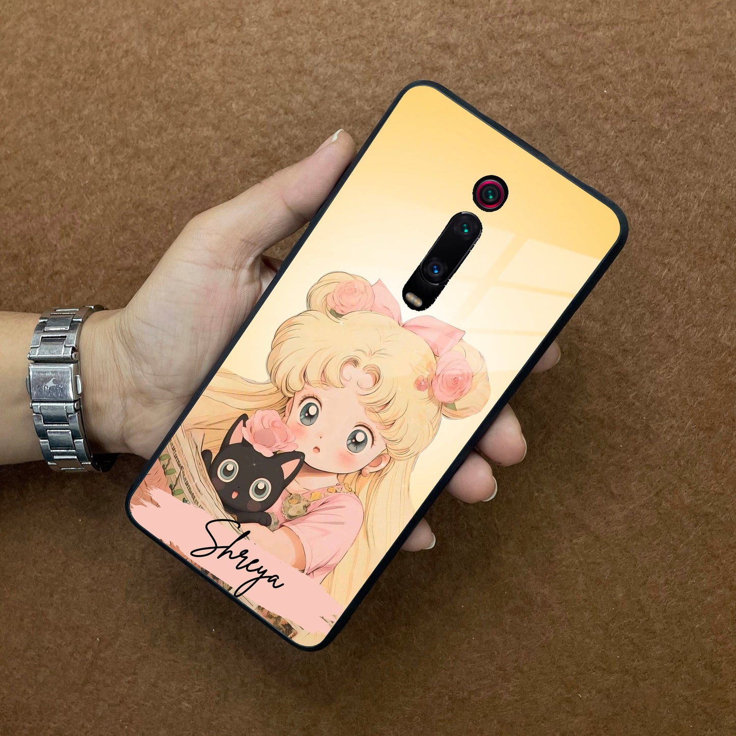 Lovely Sailor Moon Customize Glass Case Cover For Redmi/Xiaomi ShopOnCliQ