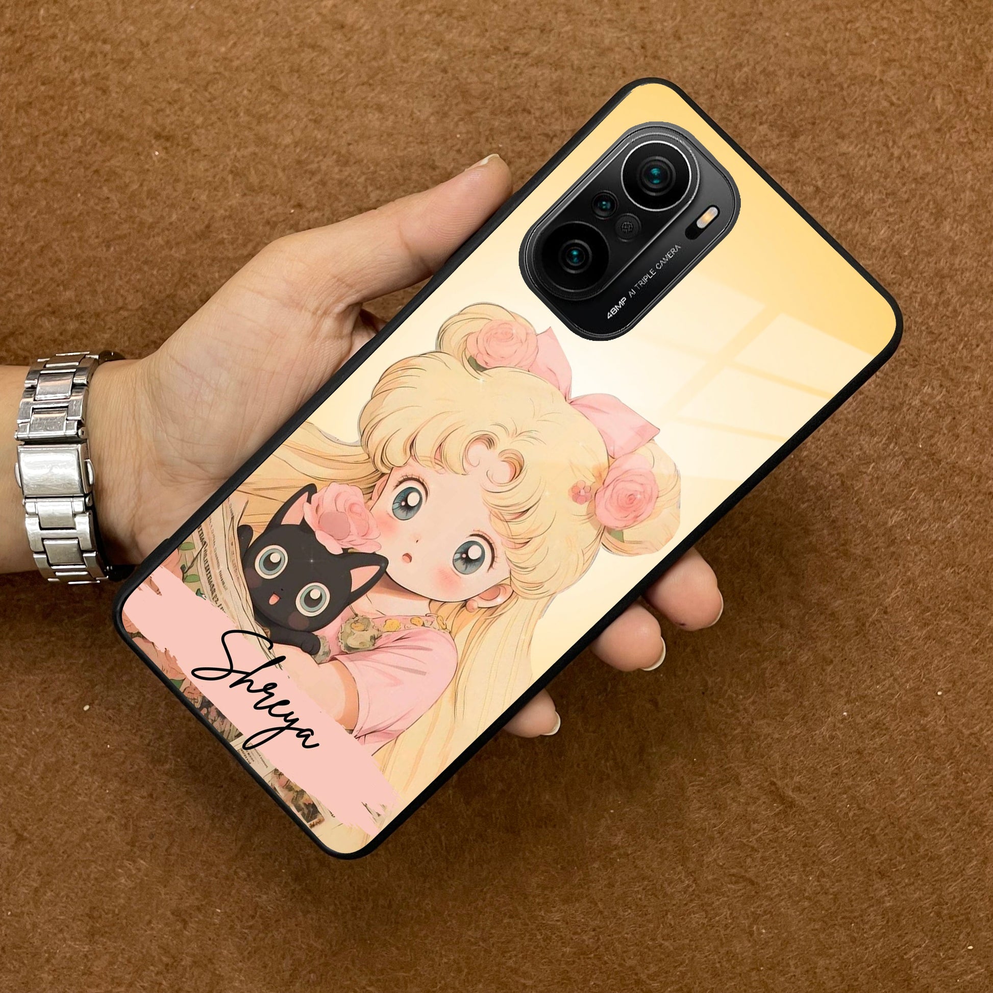 Lovely Sailor Moon Customize Glass Case Cover For Redmi/Xiaomi ShopOnCliQ