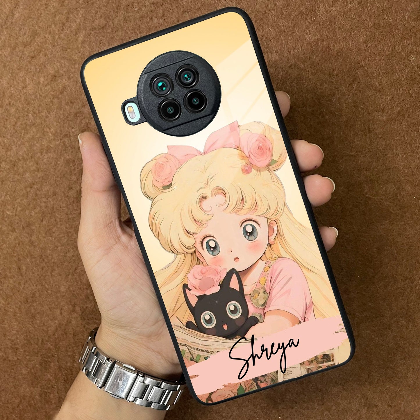 Lovely Sailor Moon Customize Glass Case Cover For Redmi/Xiaomi ShopOnCliQ