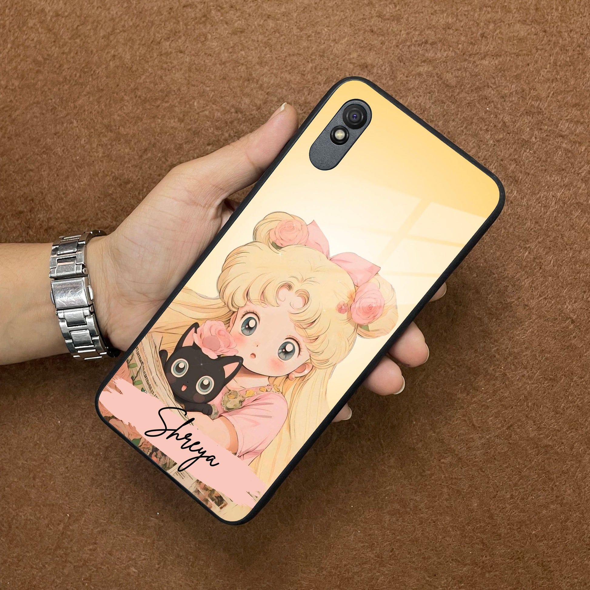 Lovely Sailor Moon Customize Glass Case Cover For Redmi/Xiaomi ShopOnCliQ