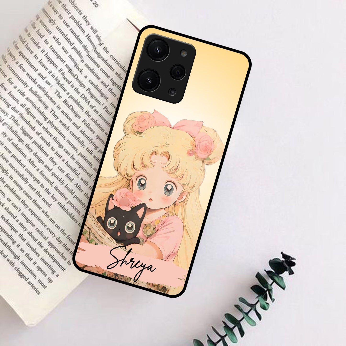 Lovely Sailor Moon Customize Glass Case Cover For Redmi/Xiaomi ShopOnCliQ