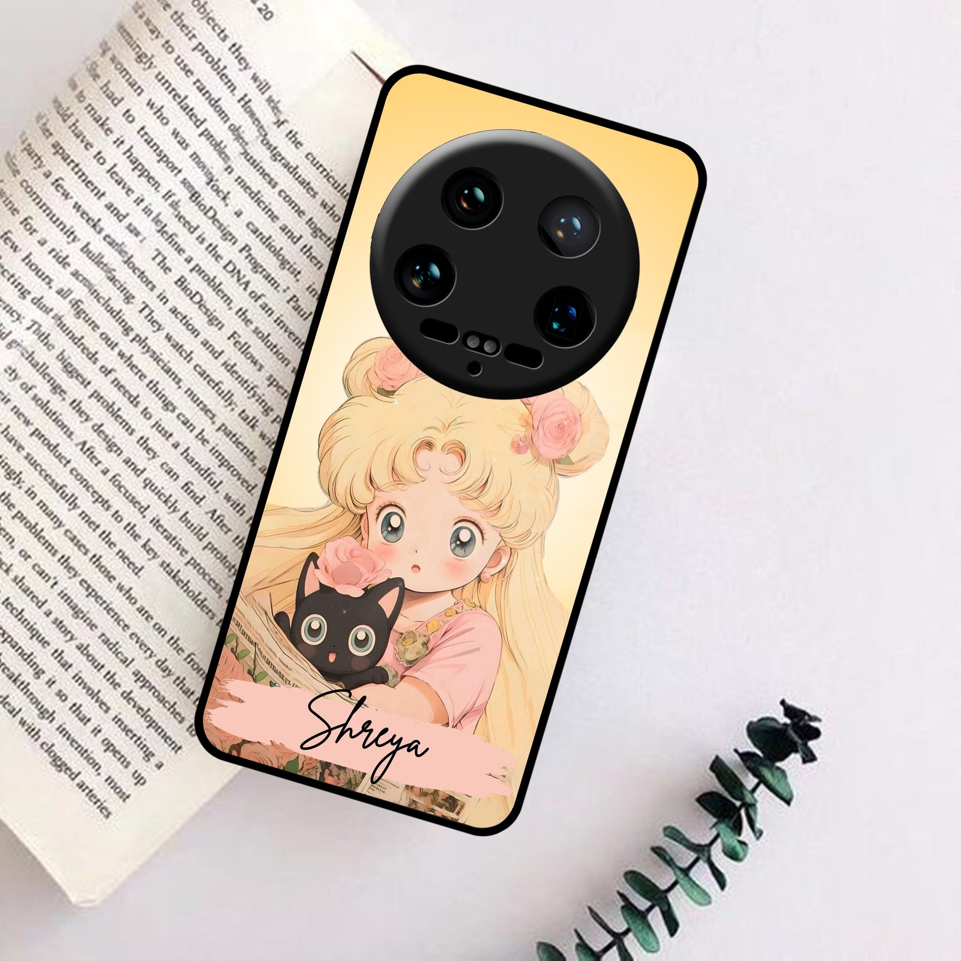 Lovely Sailor Moon Customize Glass Case Cover For Redmi/Xiaomi ShopOnCliQ