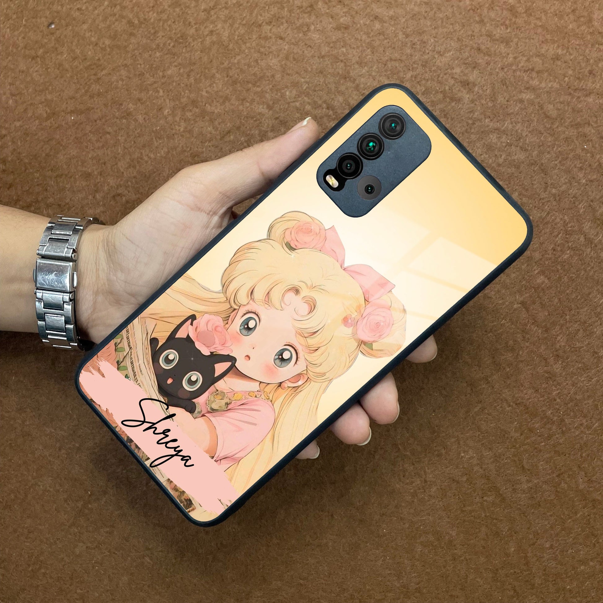 Lovely Sailor Moon Customize Glass Case Cover For Redmi/Xiaomi ShopOnCliQ