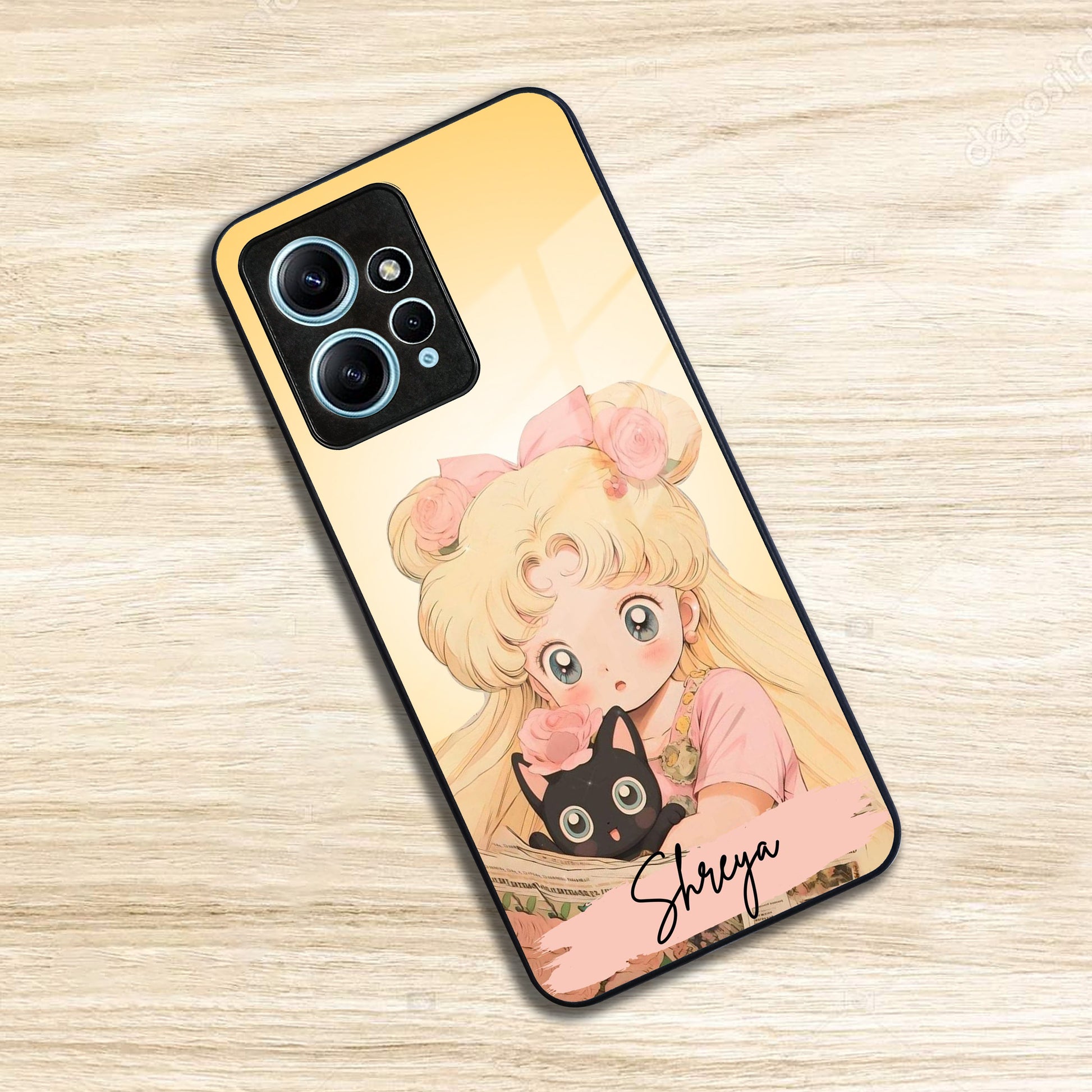 Lovely Sailor Moon Customize Glass Case Cover For Redmi/Xiaomi ShopOnCliQ