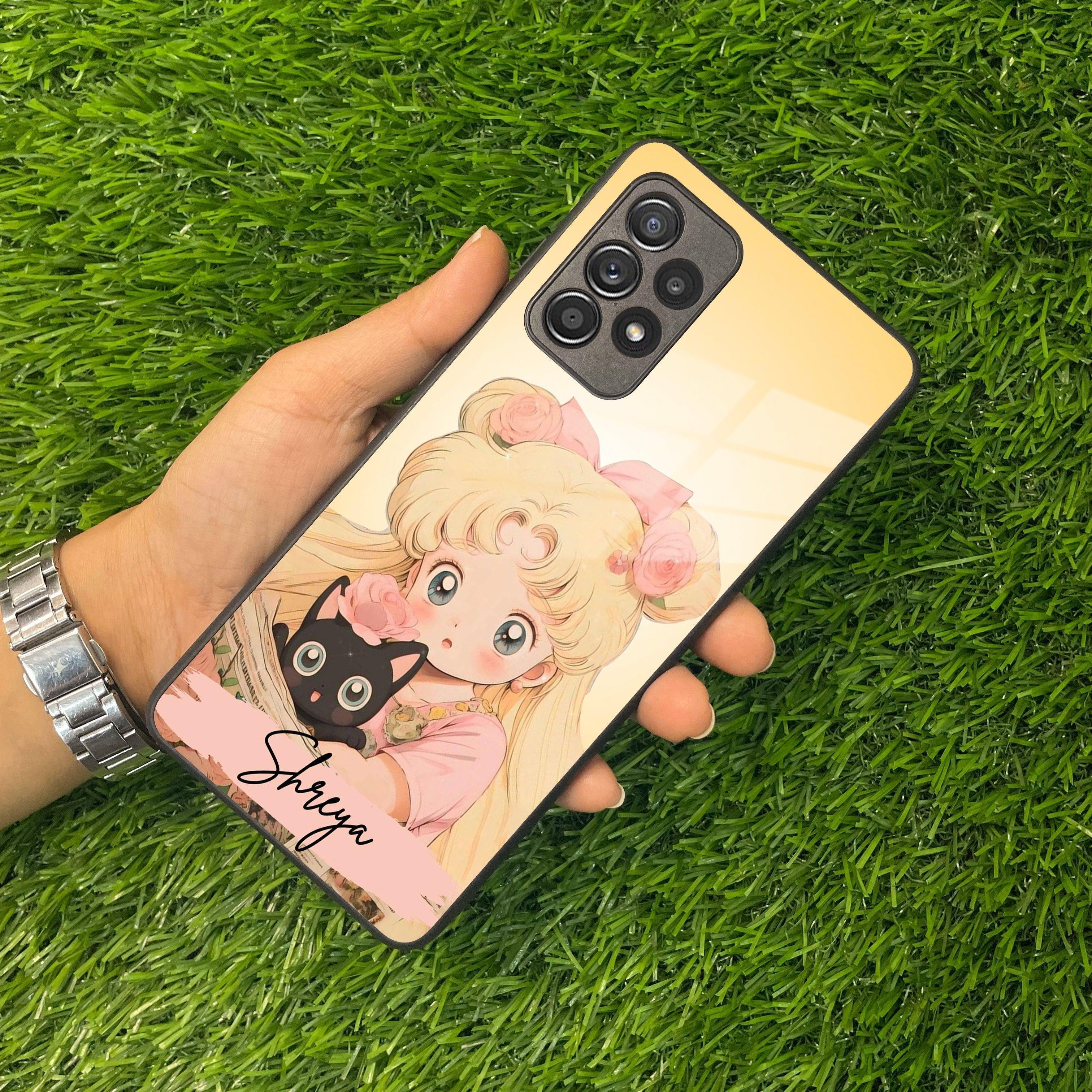 Lovely Sailor Moon Customize Glass Case Cover For Samsung - ShopOnCliQ