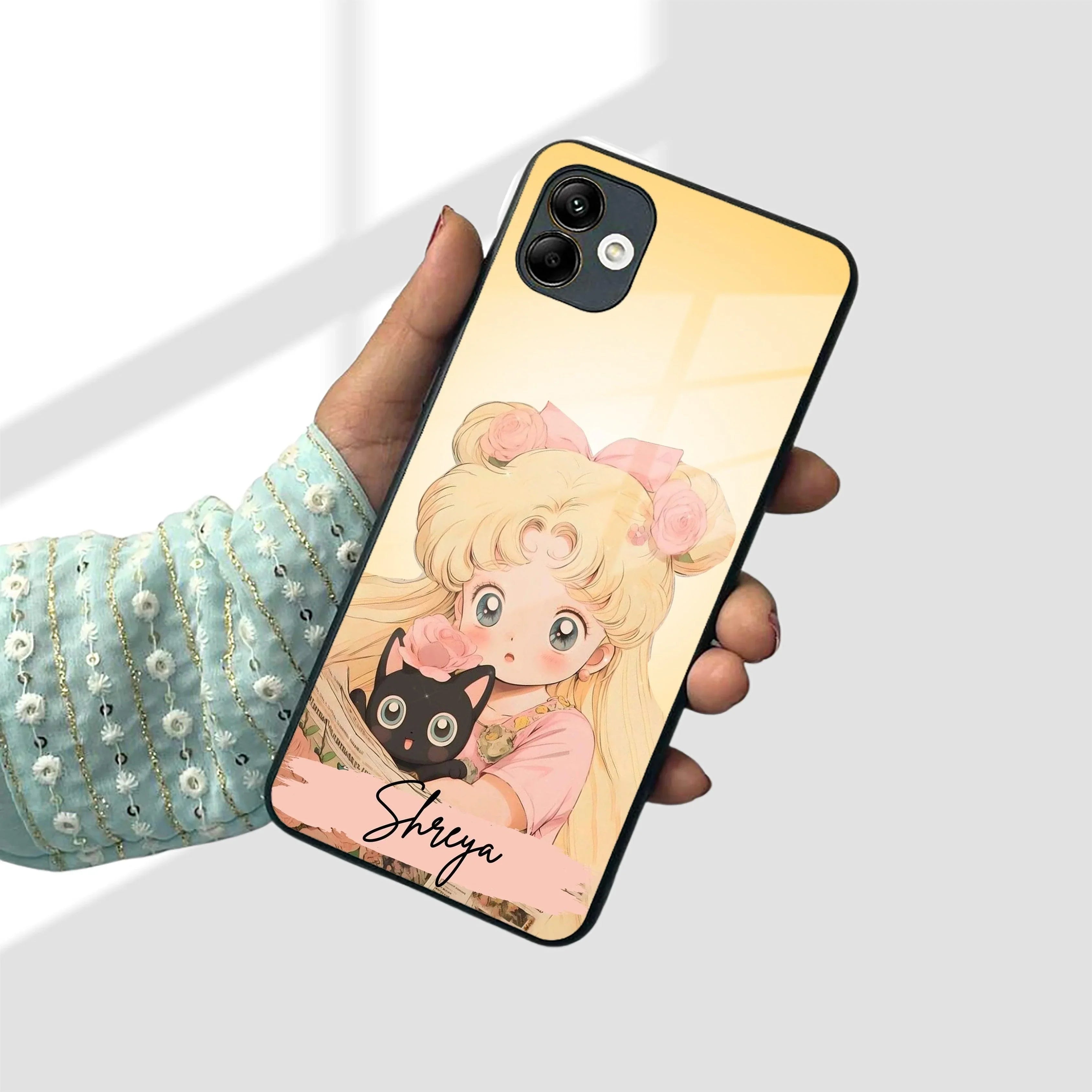 Lovely Sailor Moon Customize Glass Case Cover For Samsung - ShopOnCliQ